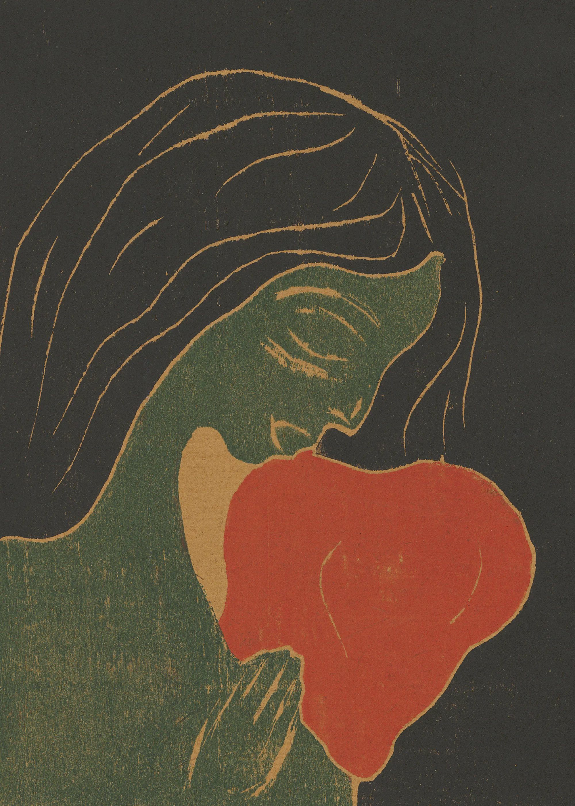 Edvard Munch - El Corazón Póster 0