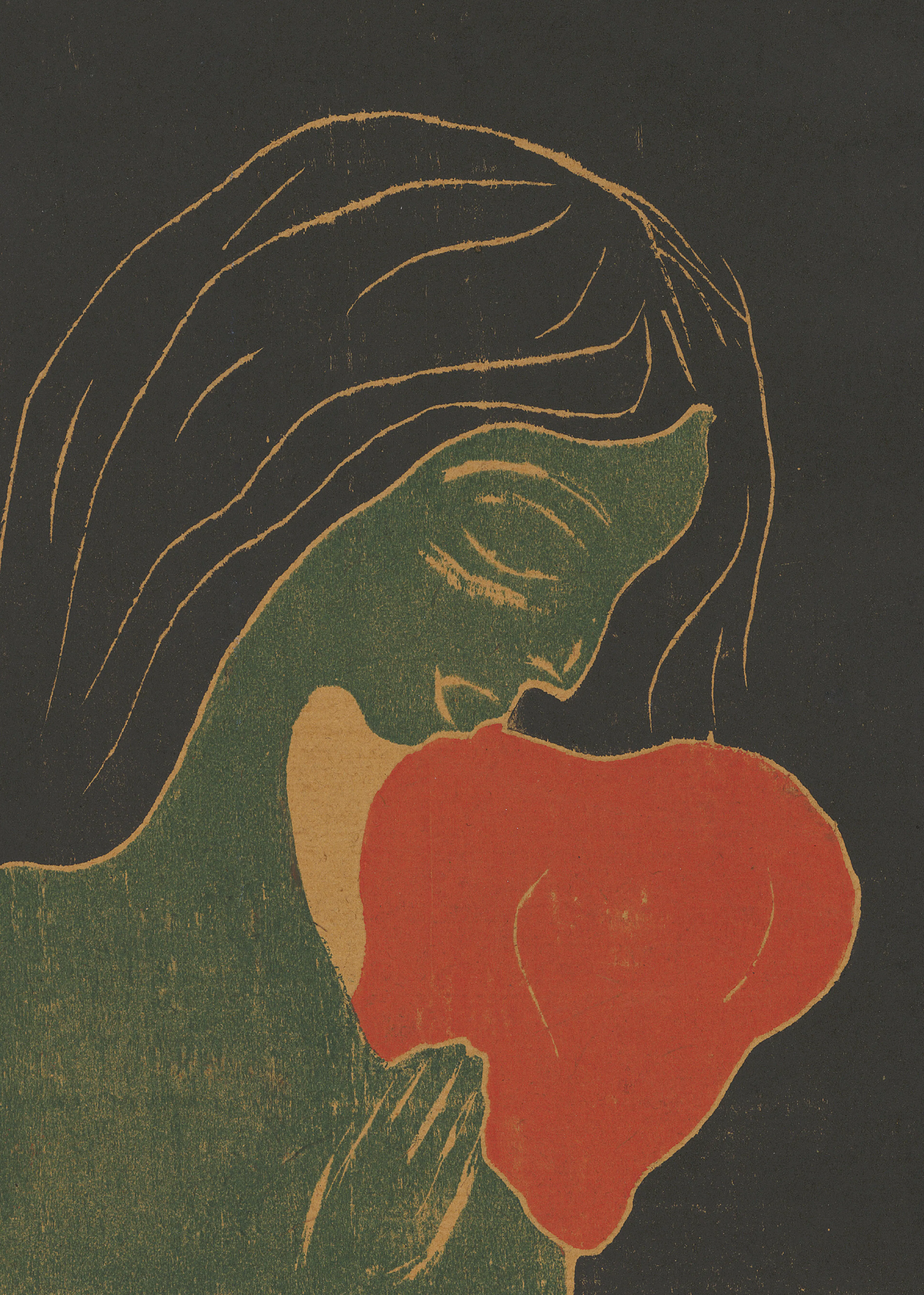 Edvard Munch - El Corazón Póster 0