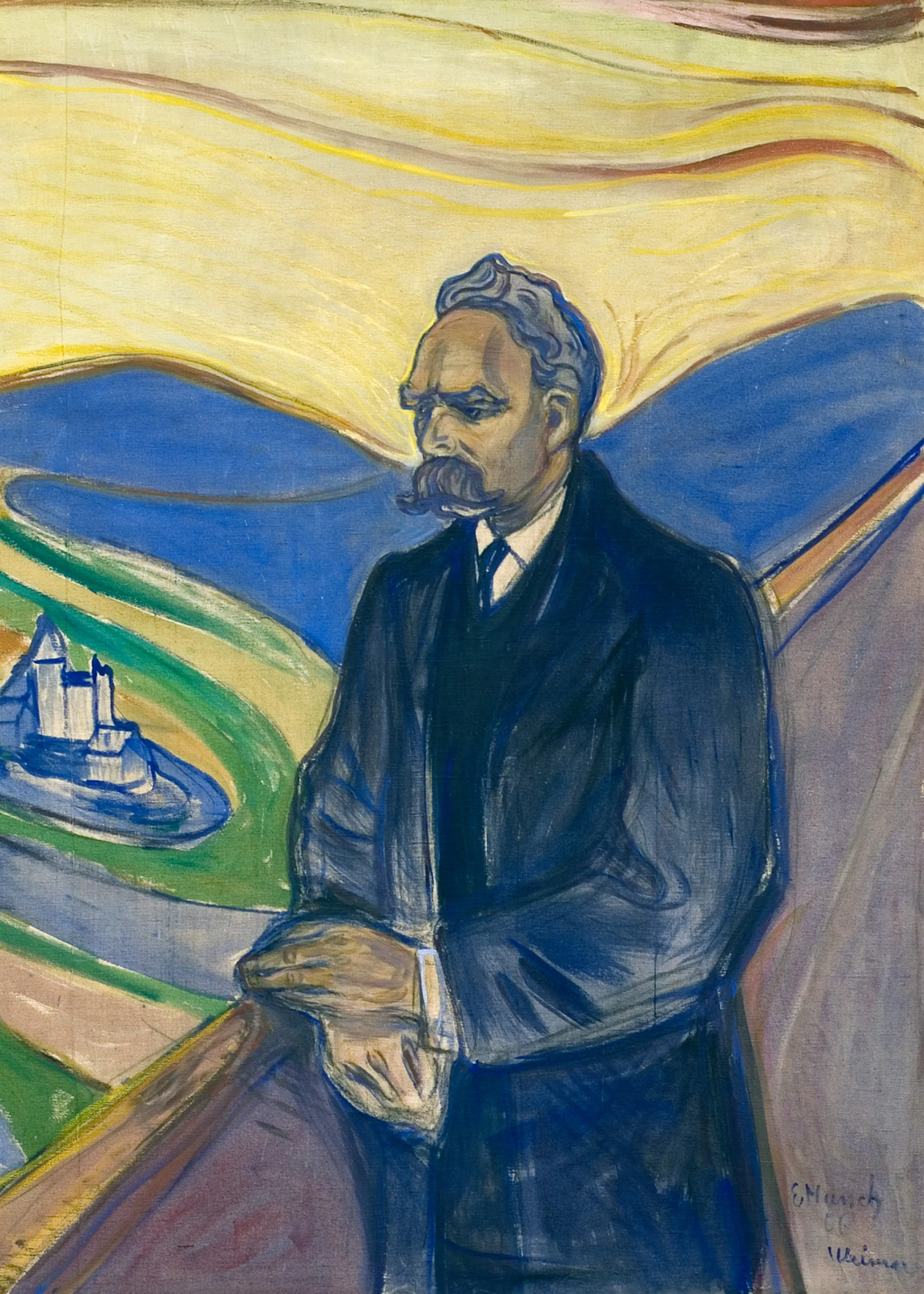 Edvard Munch - Friedrich Nietzsche Póster 0