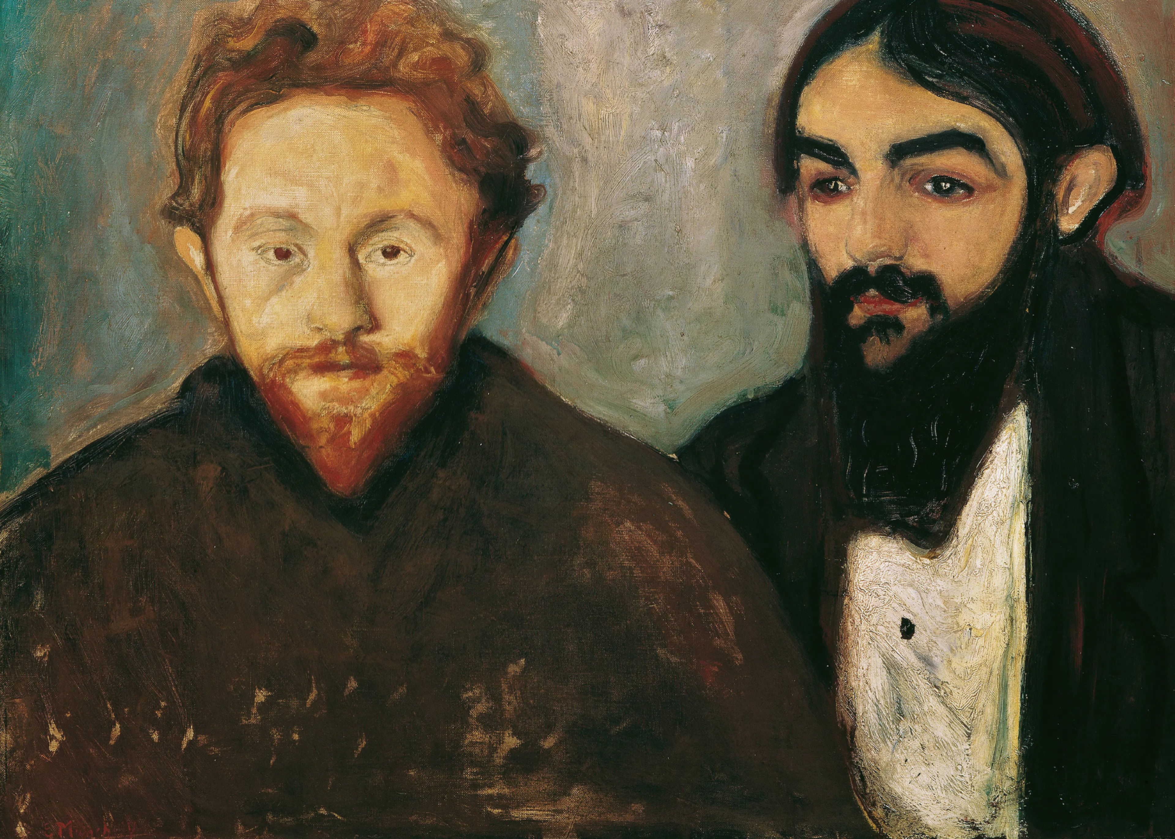 Edvard Munch - malarz Paul Herrmann i doktor Paul Contard Plakat 0