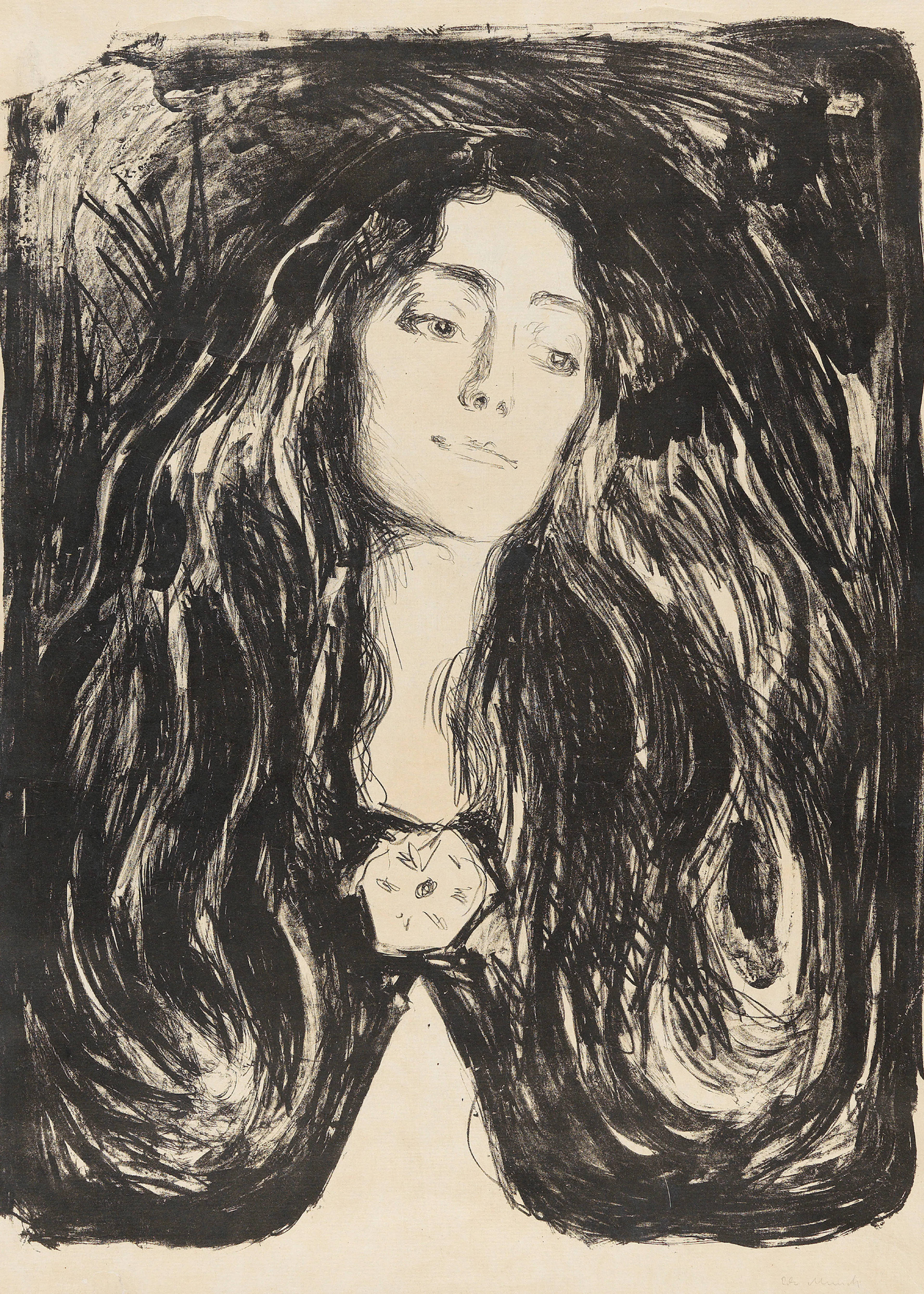 Edvard Munch - Broszka, Eva Mudocci Plakat 0