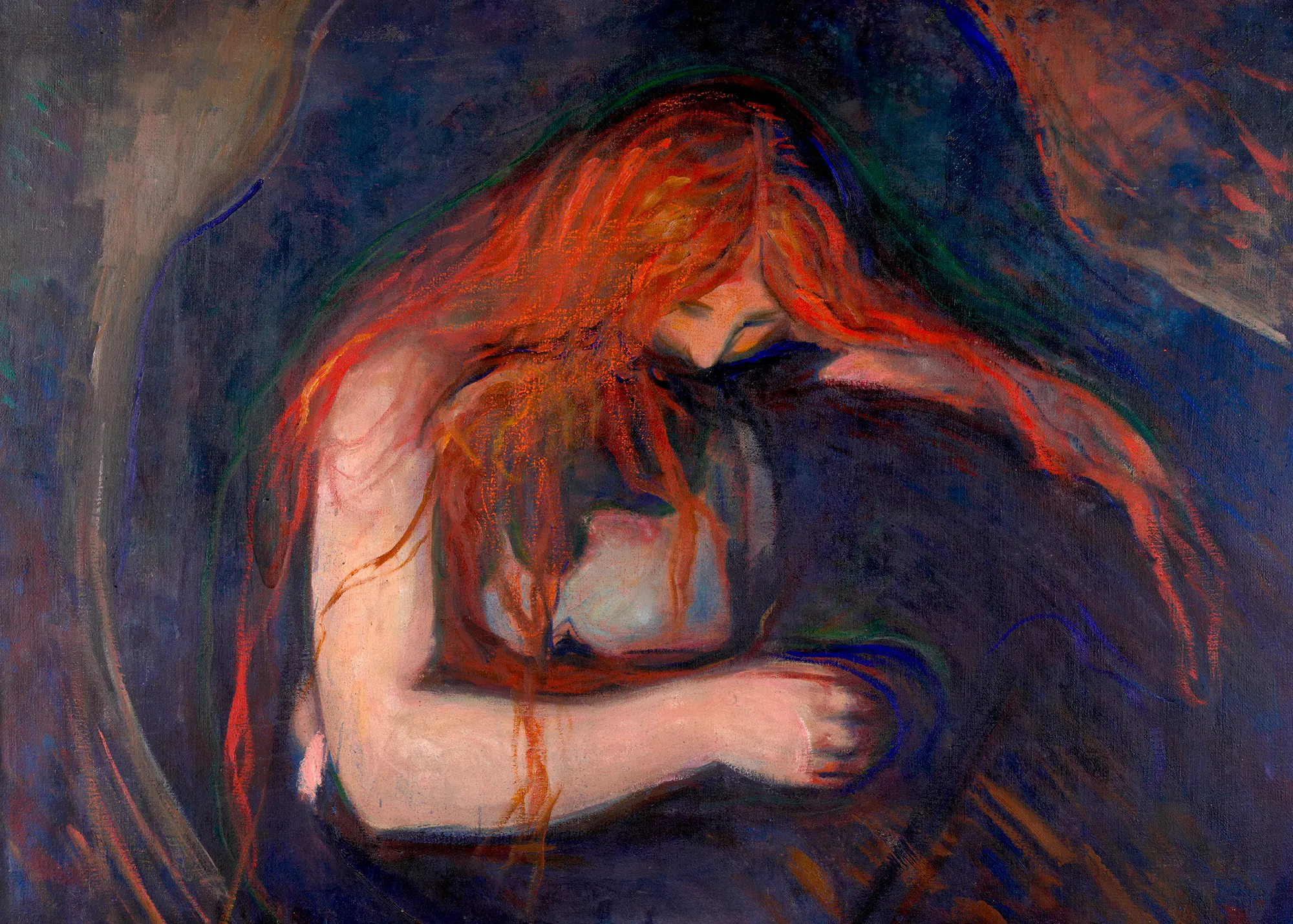 Edvard Munch - Miłość i Ból Wampir Plakat 0