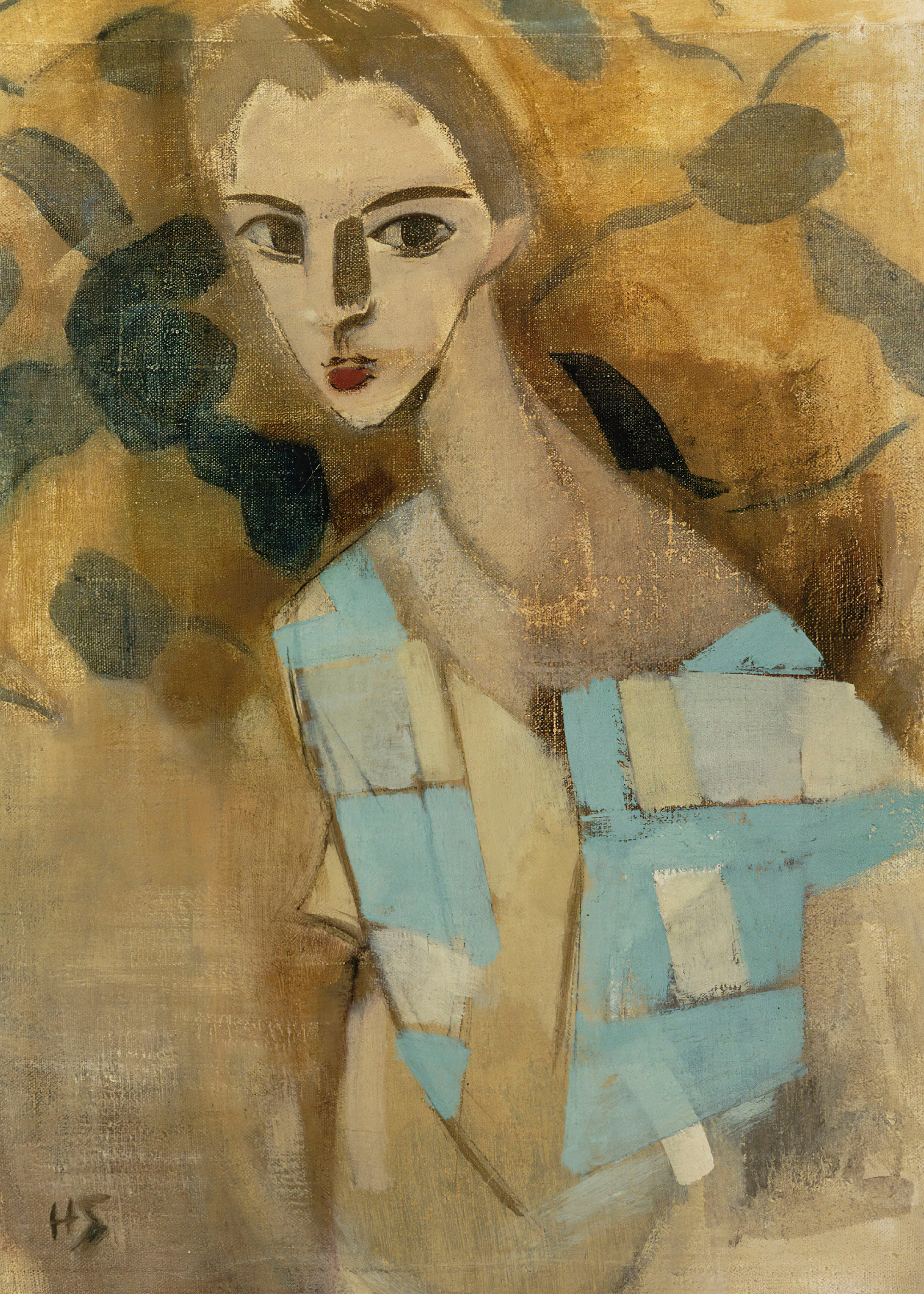 Helene Schjerfbeck - Dziewczyna z Eydtkuhne II Plakat 0