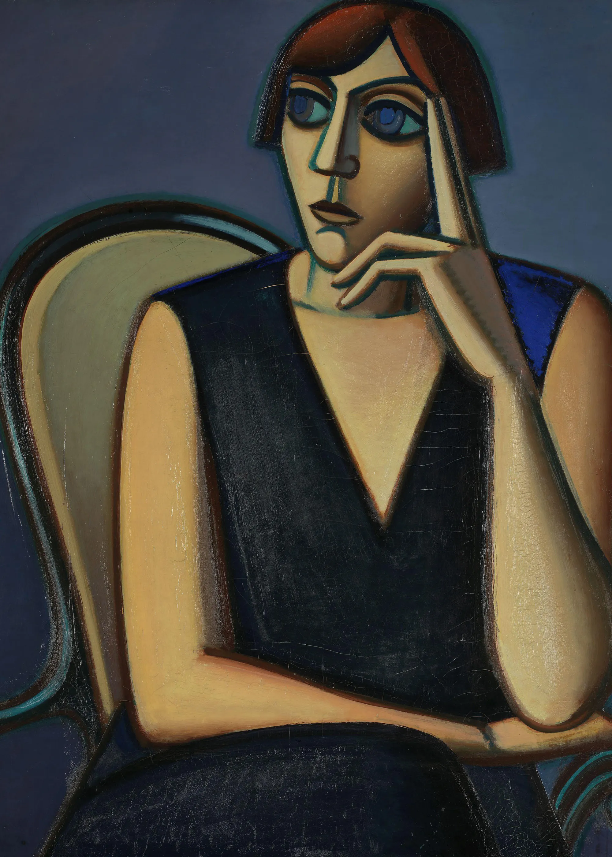 Vilhelm Lundstrøm - Portret Tusneldy Sanders Plakat 0