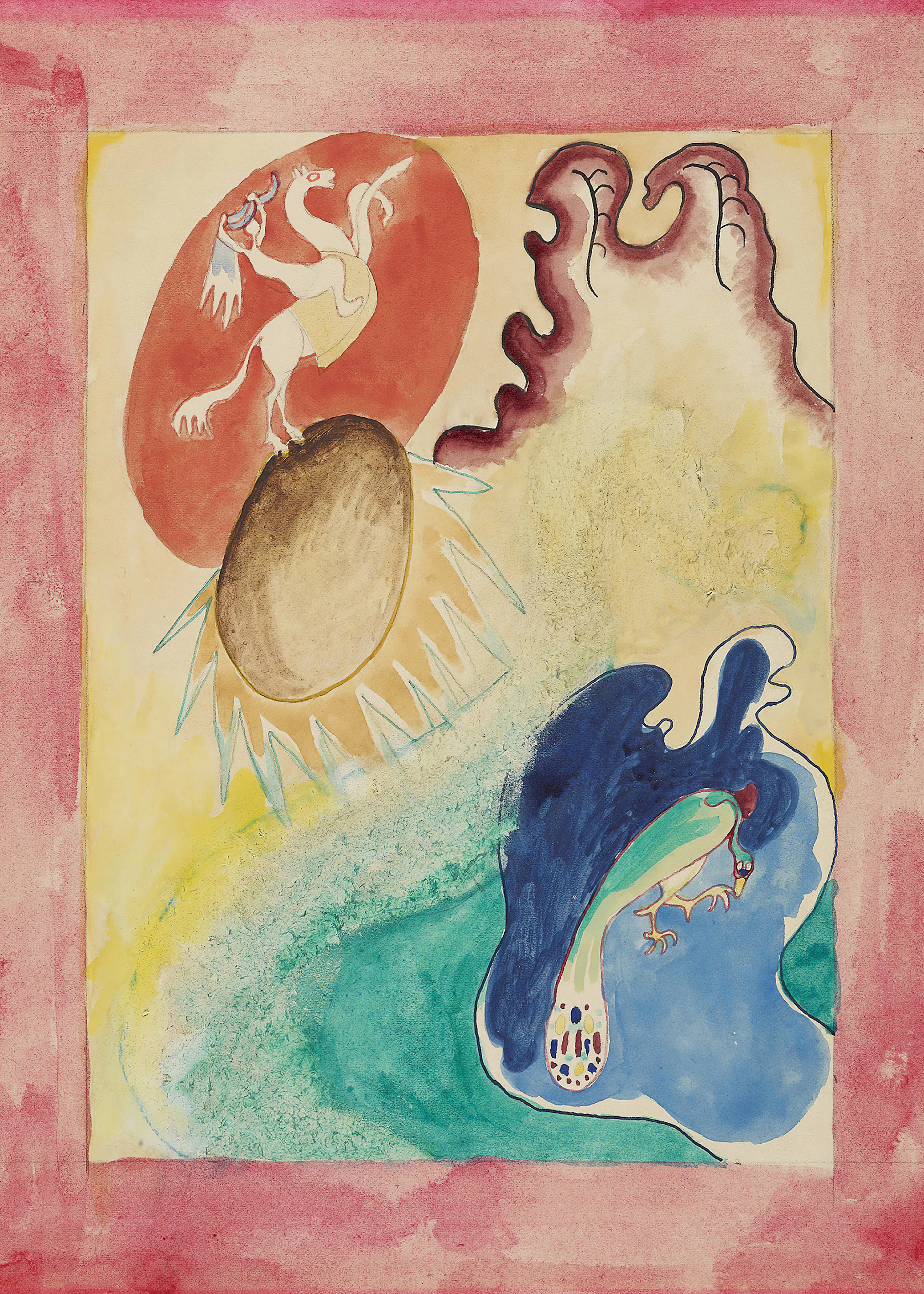 Wassily Kandinsky - The Blue Rider IV Plakat 0