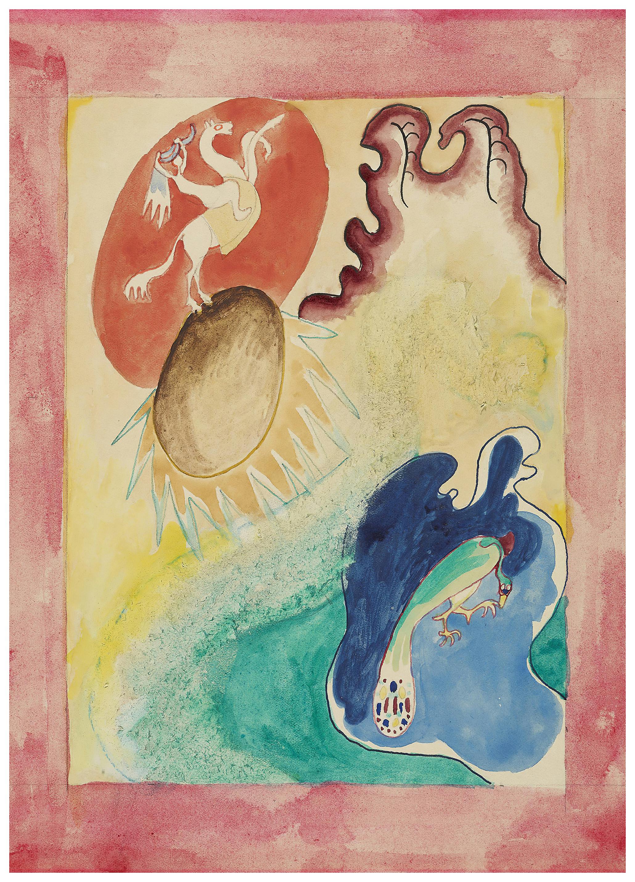 Wassily Kandinsky - The Blue Rider IV Poster (50x70 cm) - Poster Store