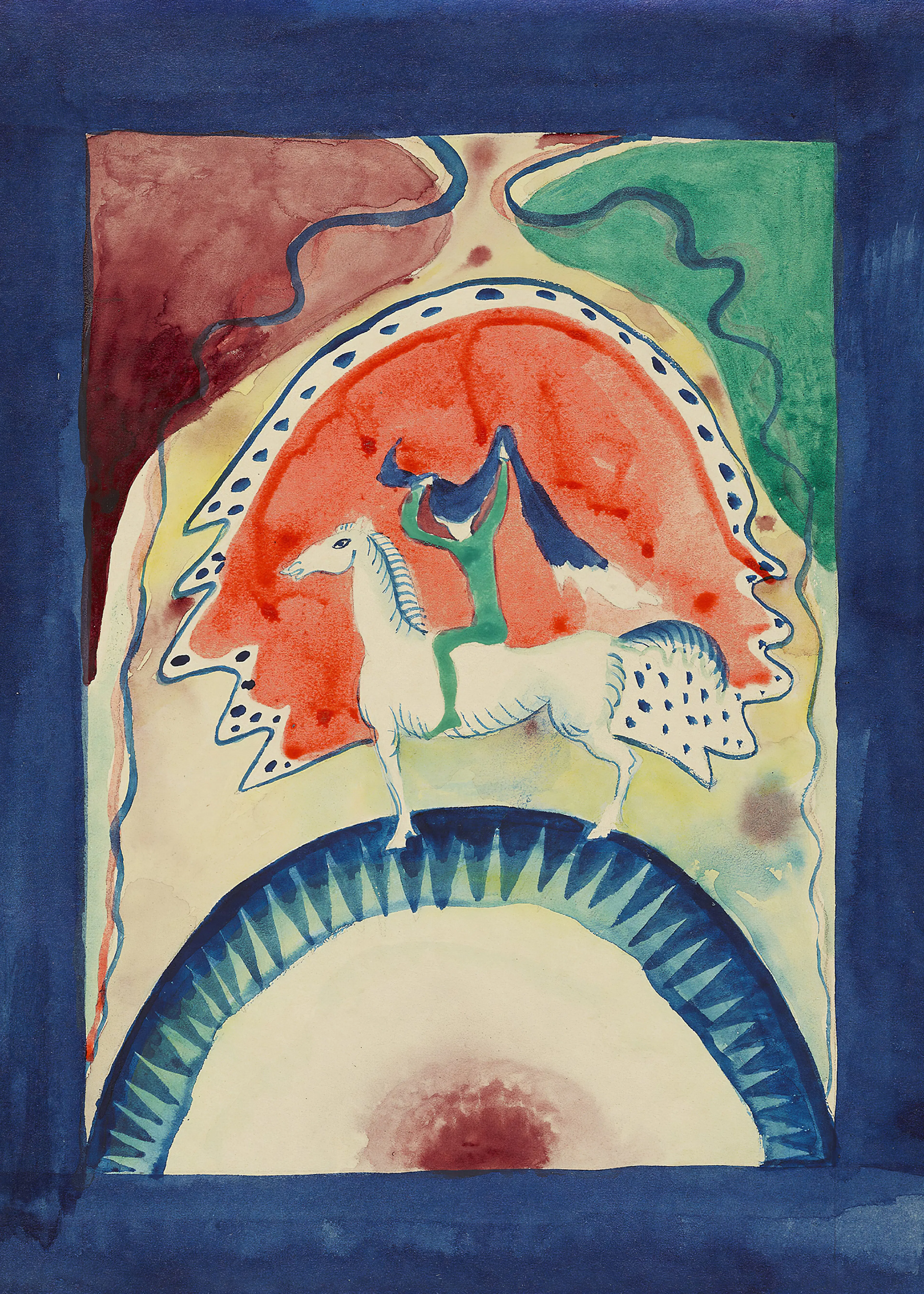 Wassily Kandinsky - Błękitny Jeździec Plakat 0