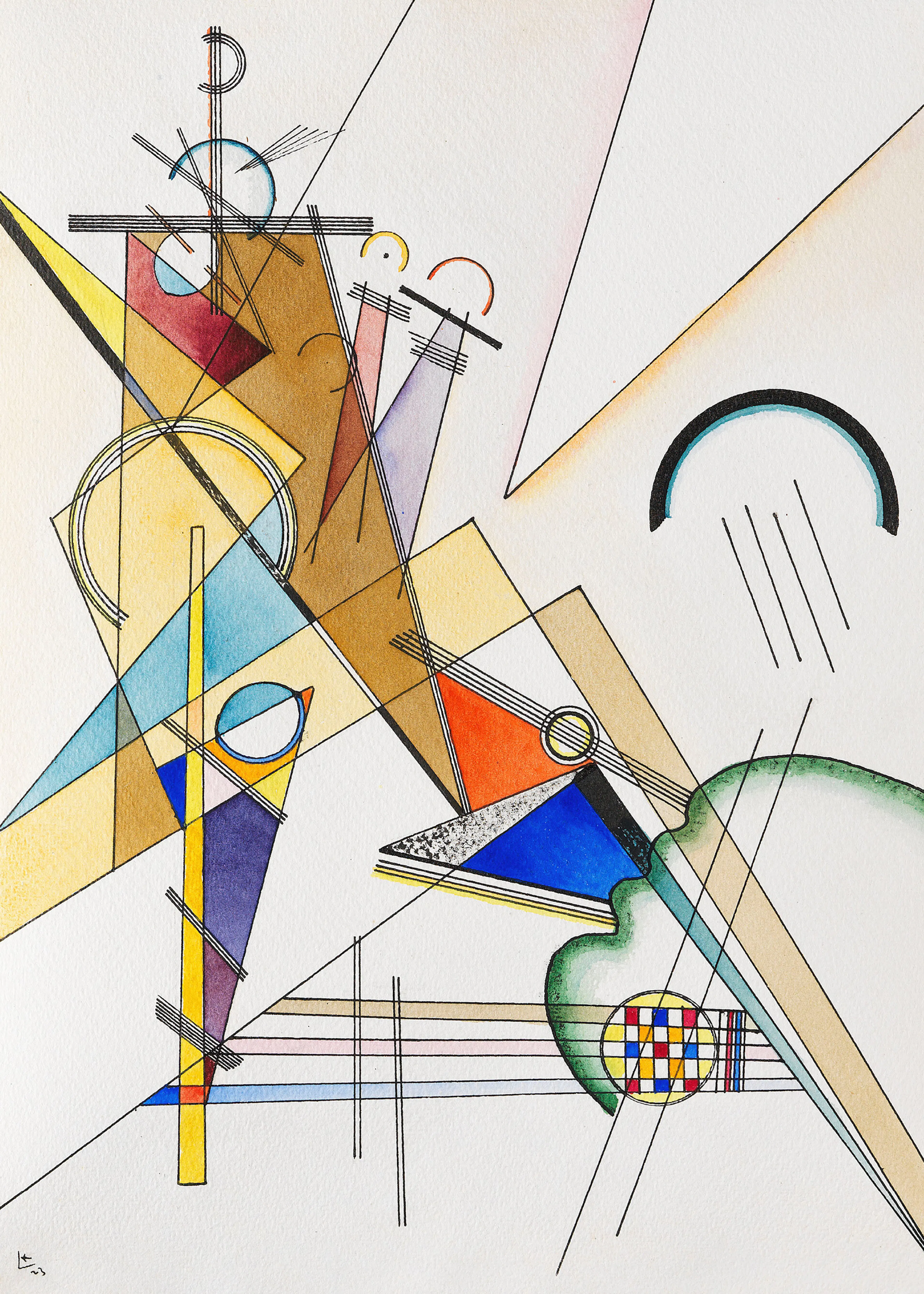 Wassily Kandinsky - Tissue Plakat 0