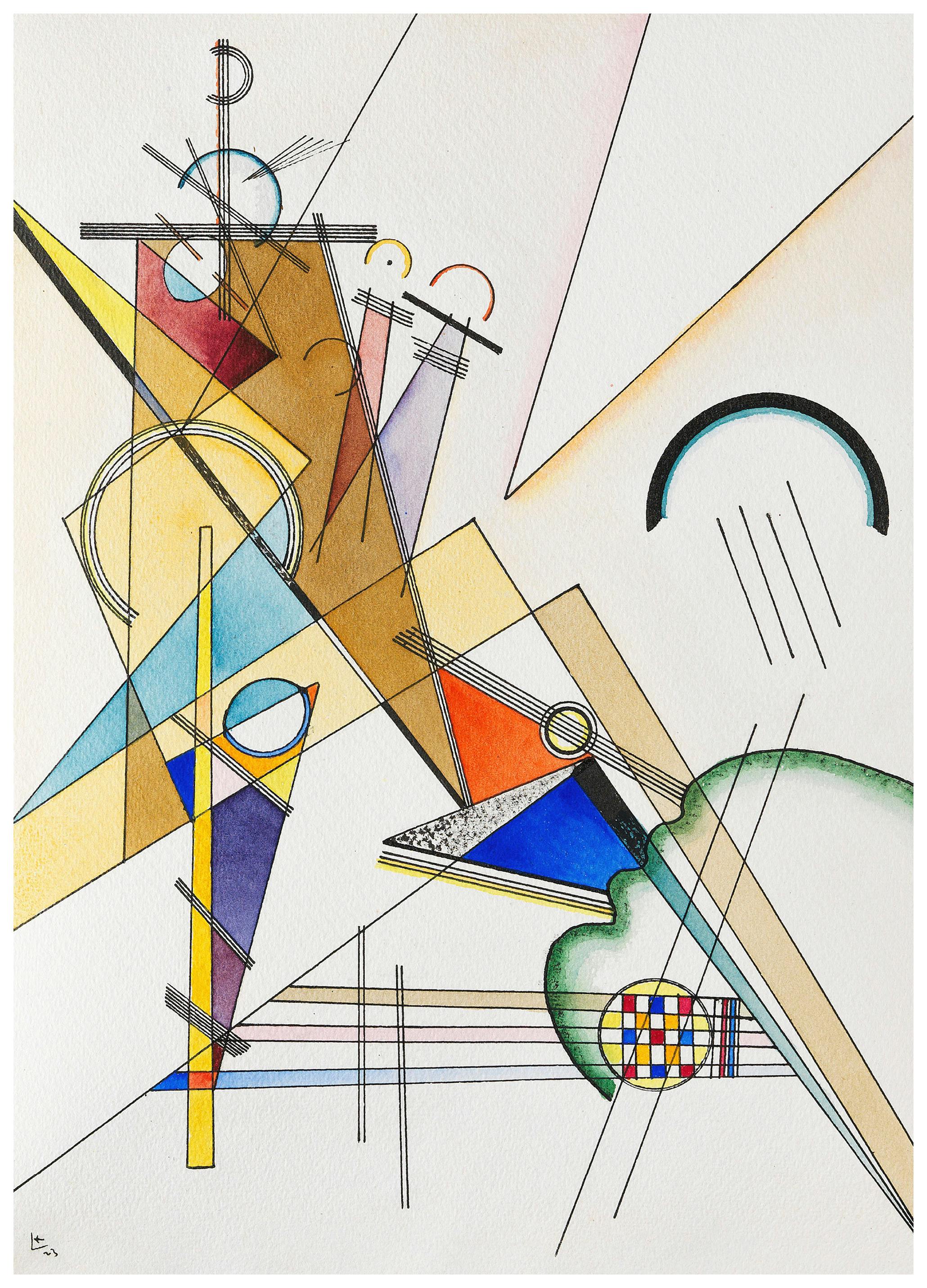Wassily Kandinsky - Tissue Print (50x70 cm) - Poster Store