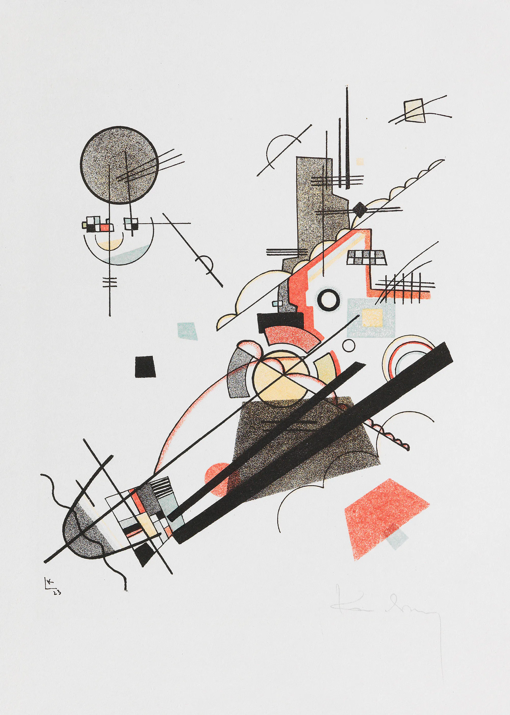 Wassily Kandinsky - Radosne Wzniesienie Plakat 0
