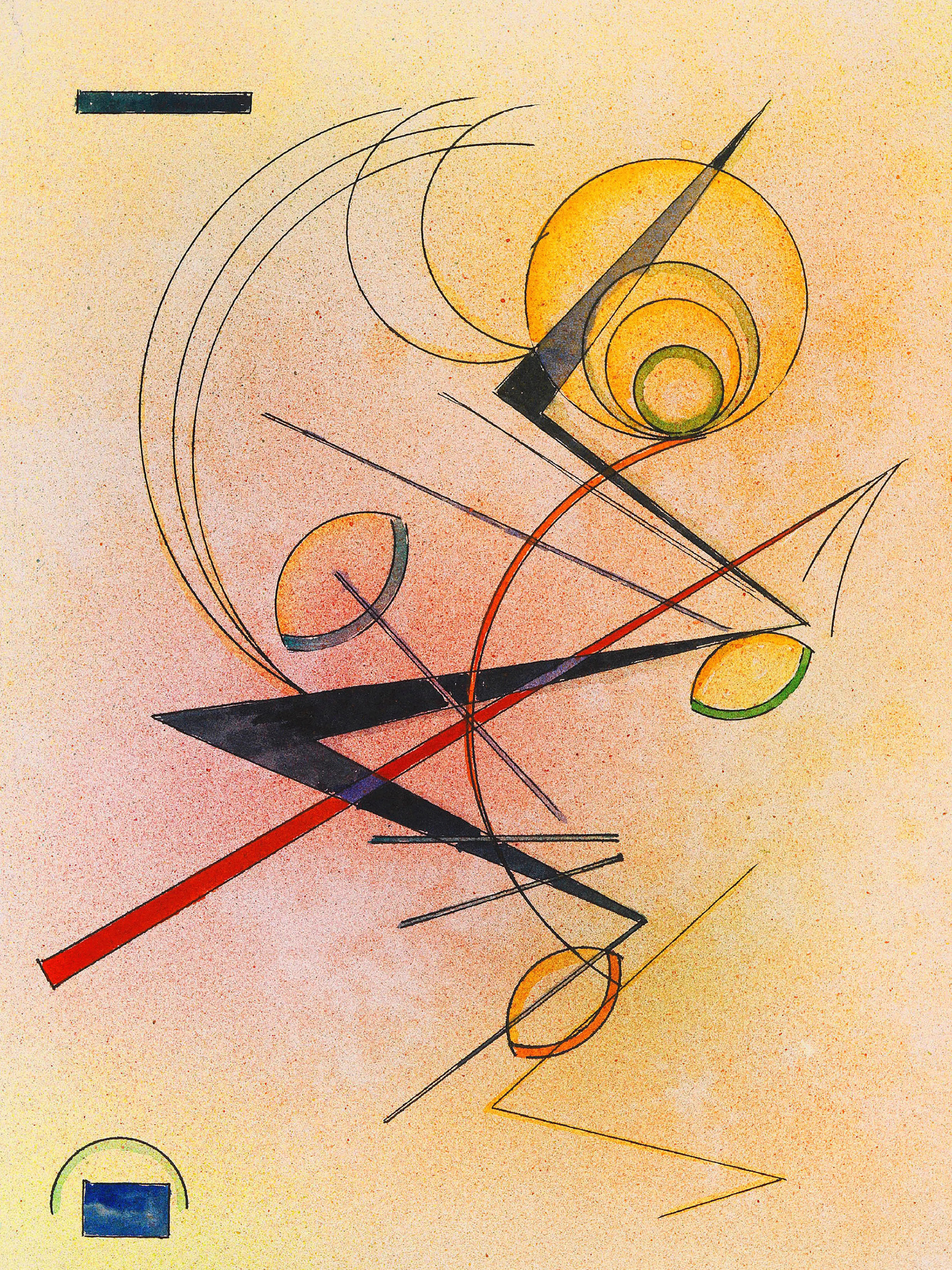 Wassily Kandinsky - Pequeño y Cálido Póster 0