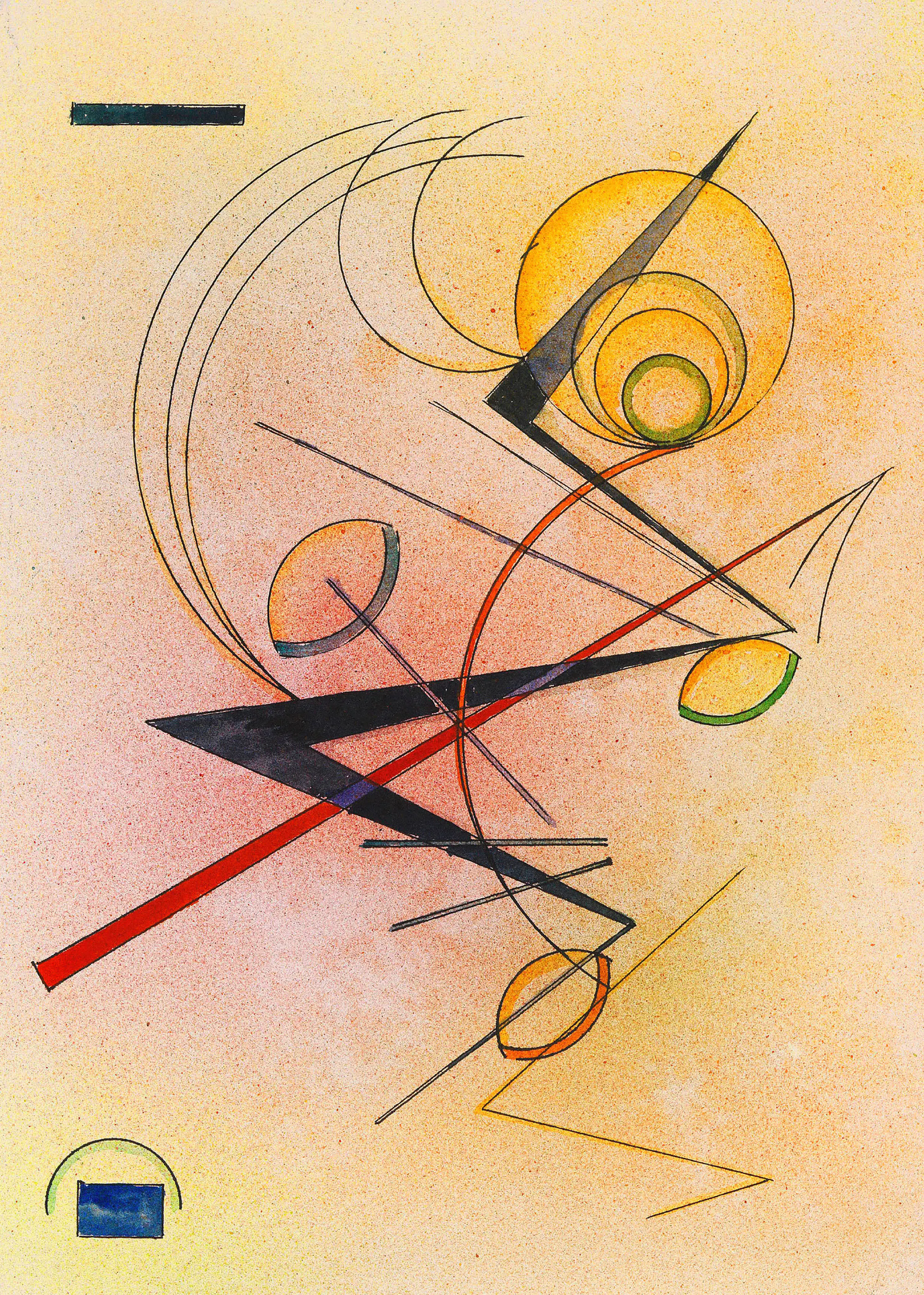 Wassily Kandinsky - Małe ciepło Plakat 0
