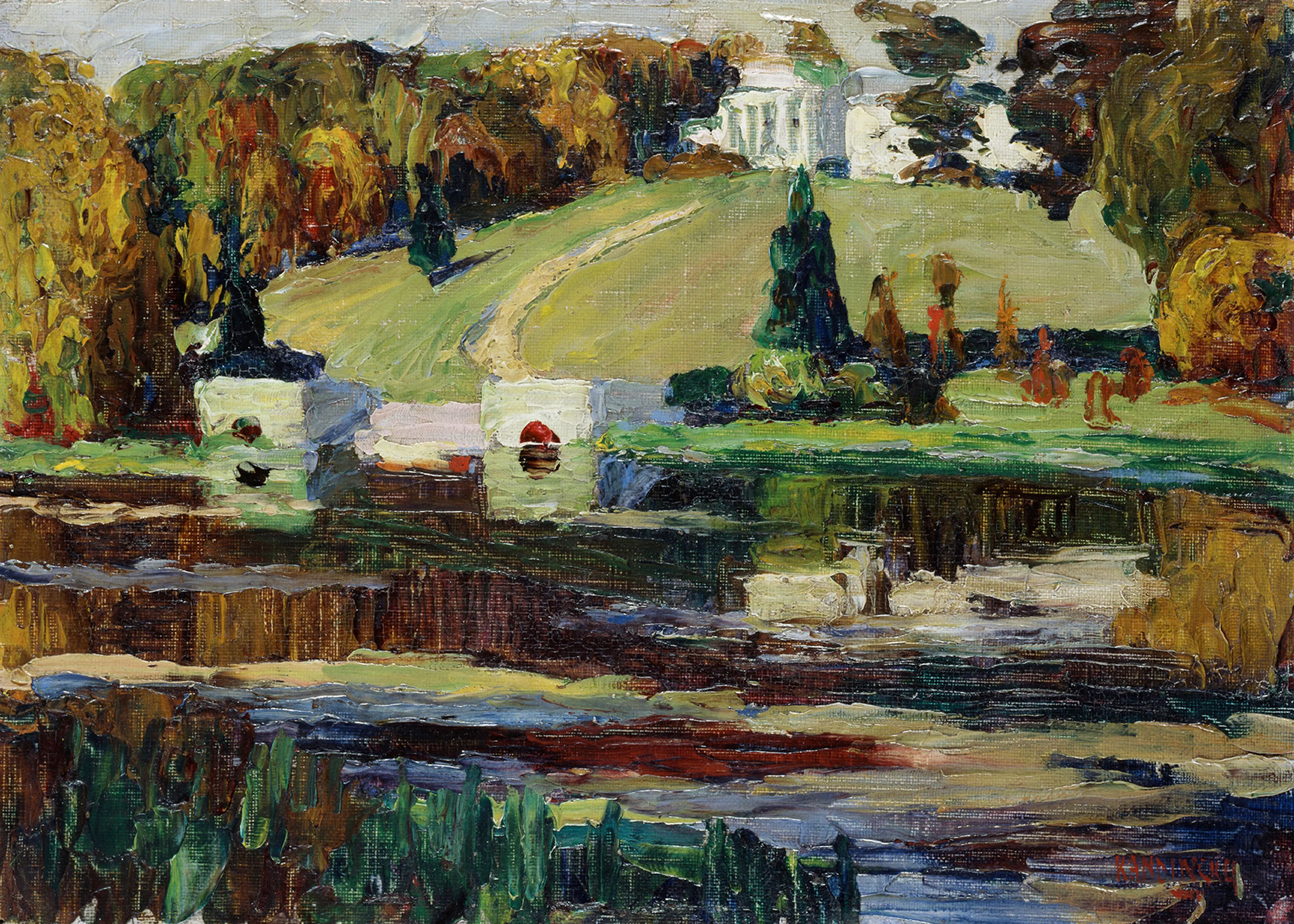 Wassily Kandinsky - Skizze für Akhtyrka Herbst Poster 0