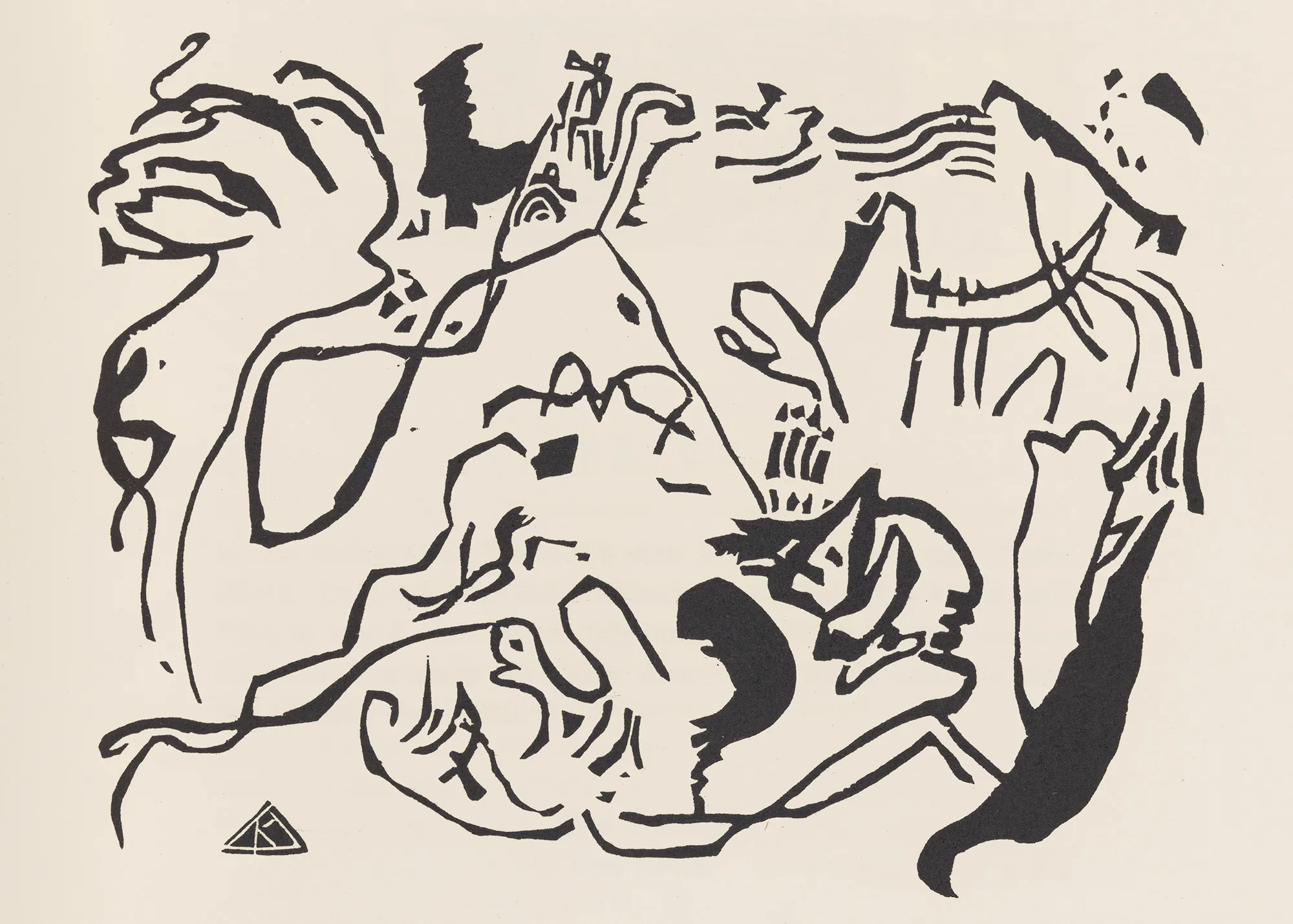 Wassily Kandinsky - Jüngstes Gericht Poster 0