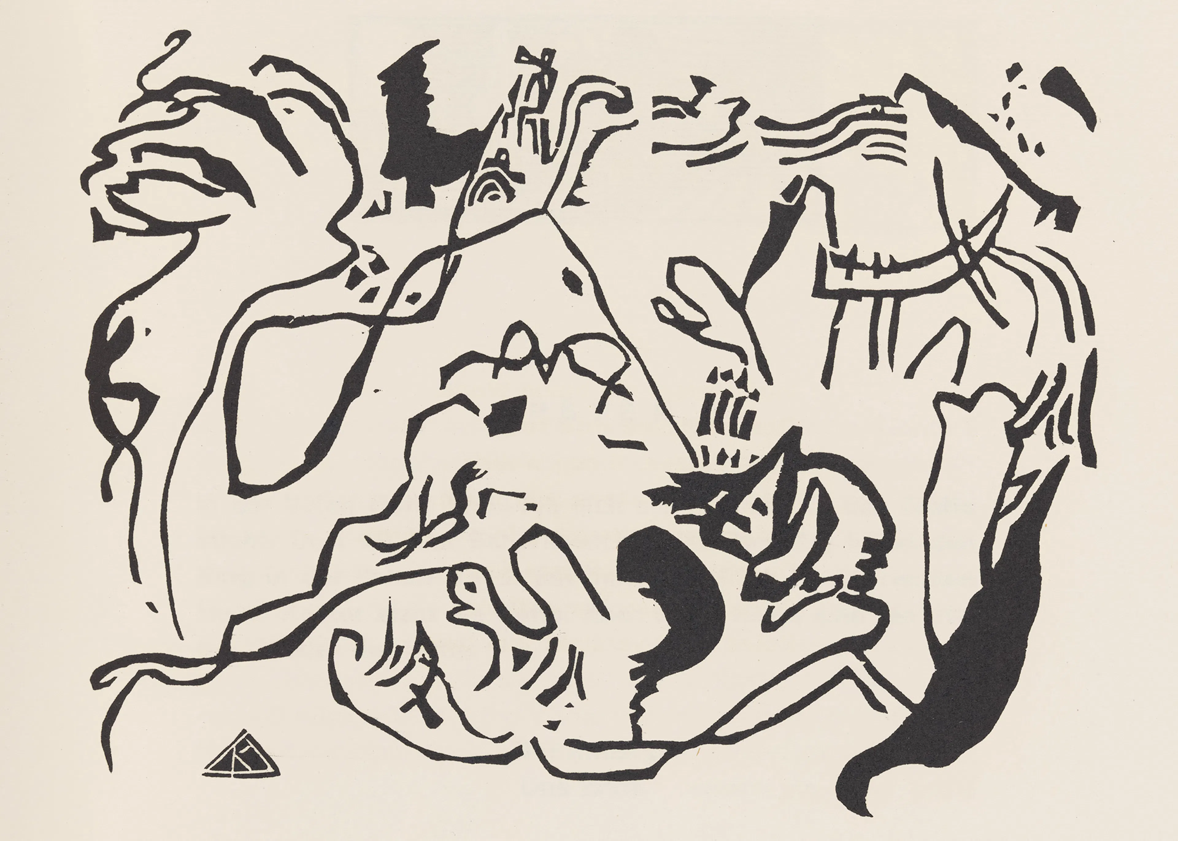 Wassily Kandinsky - Jüngstes Gericht Poster 0