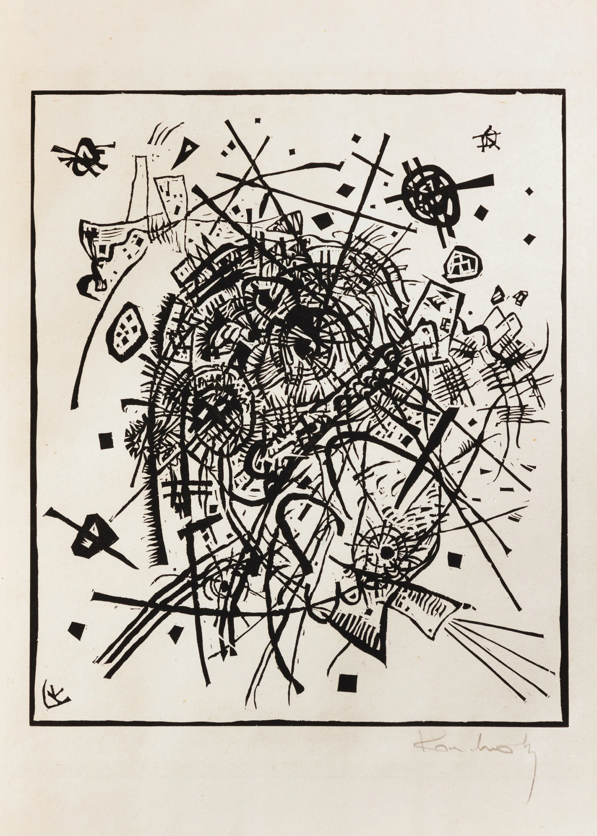 Wassily Kandinsky - Pequeños Mundos VIII Póster 0