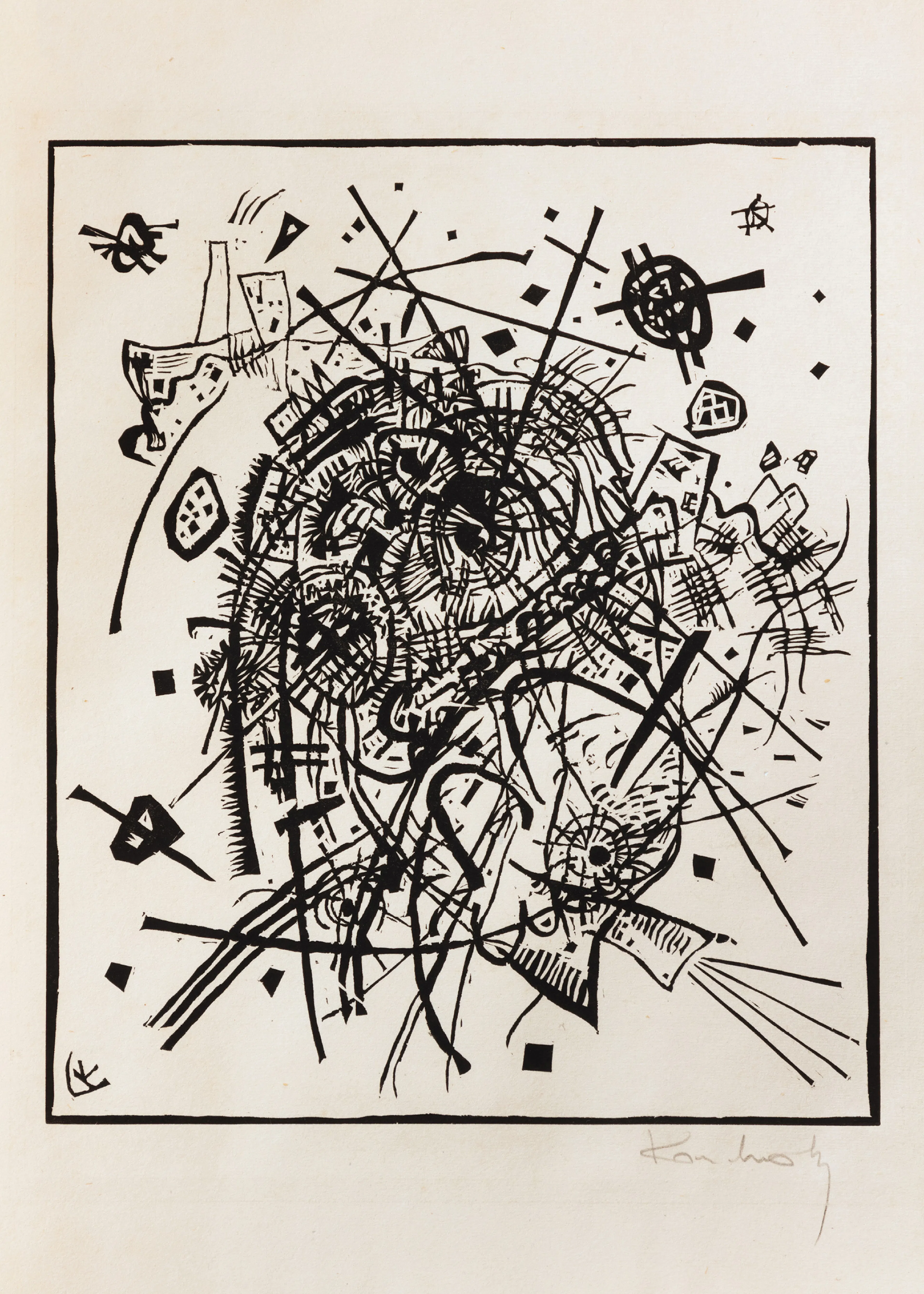 Wassily Kandinsky - Pequeños Mundos VIII Póster 0