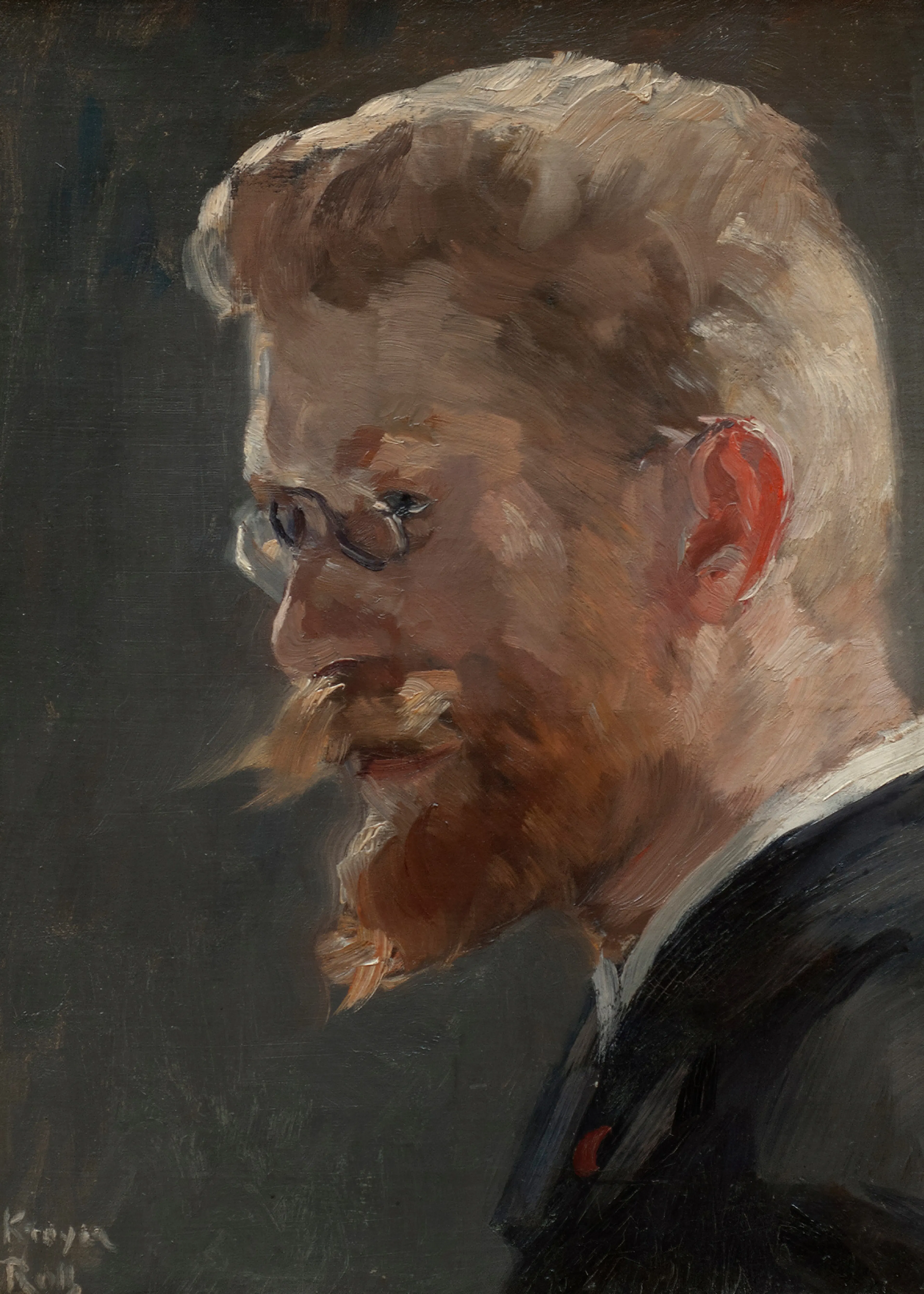 Alfred Philippe Roll - Porträt von Peder Severin Krøyer Poster 0