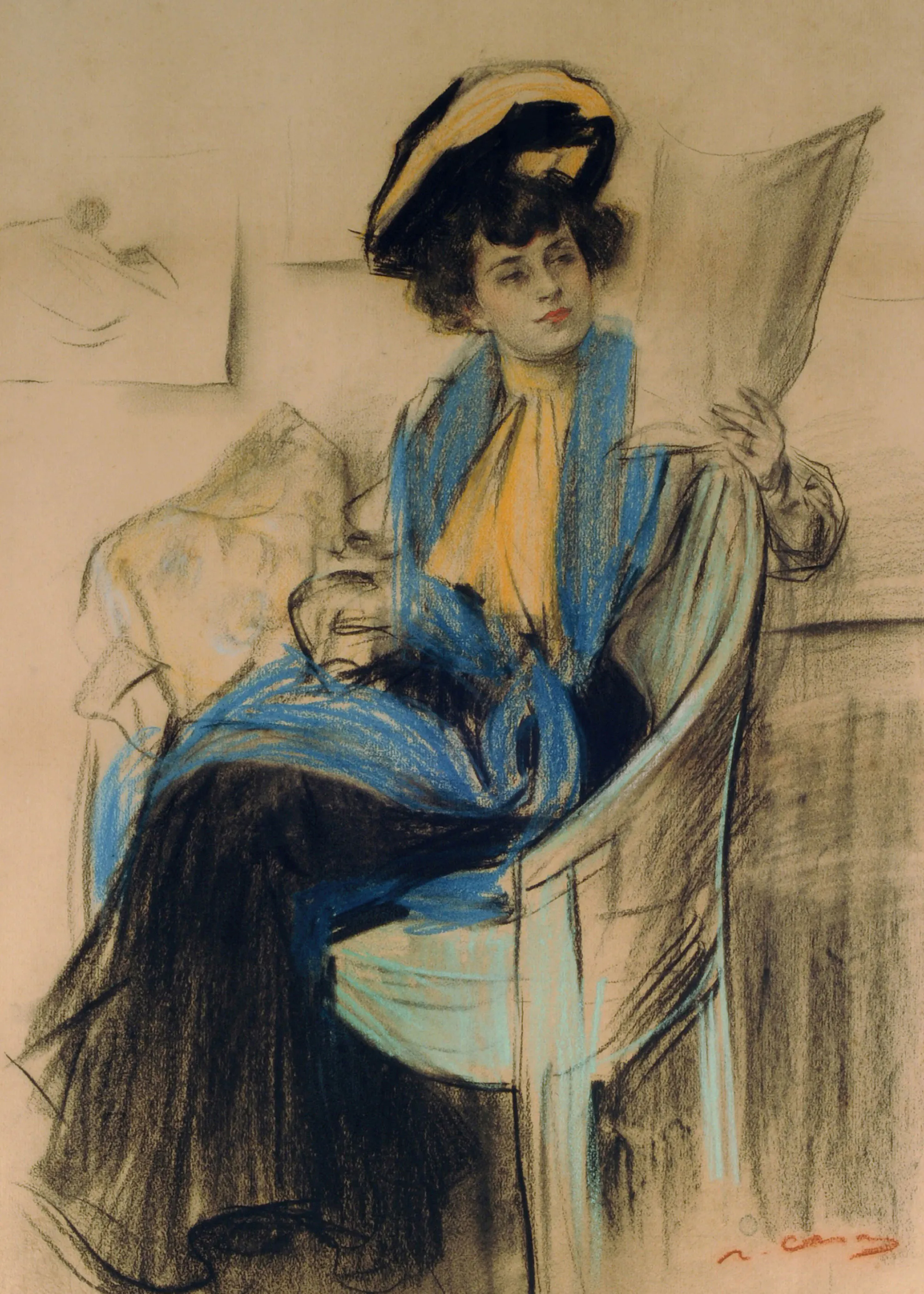 Ramón Casas - Mademoiselle Clo-Clo Poster 0