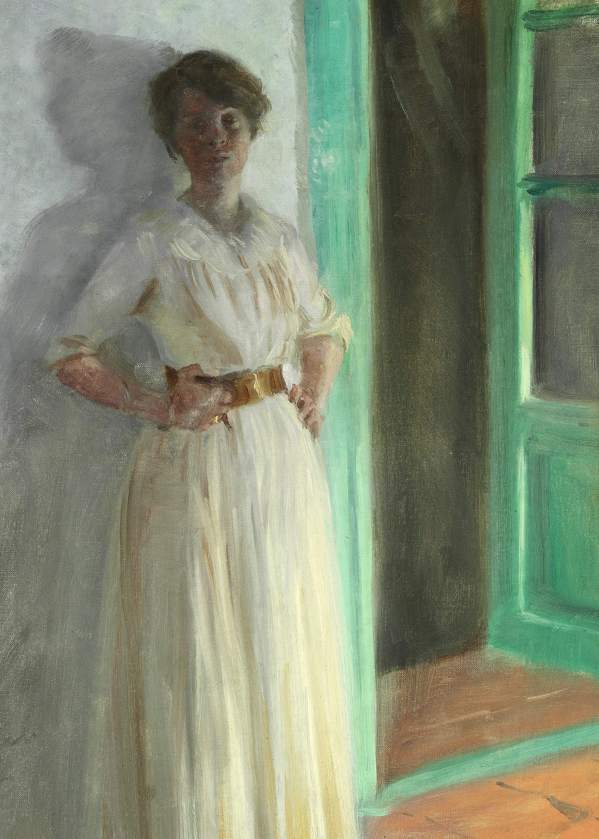 Peder Severin Krøyer - Porträt von Marie Krøyer Poster 0