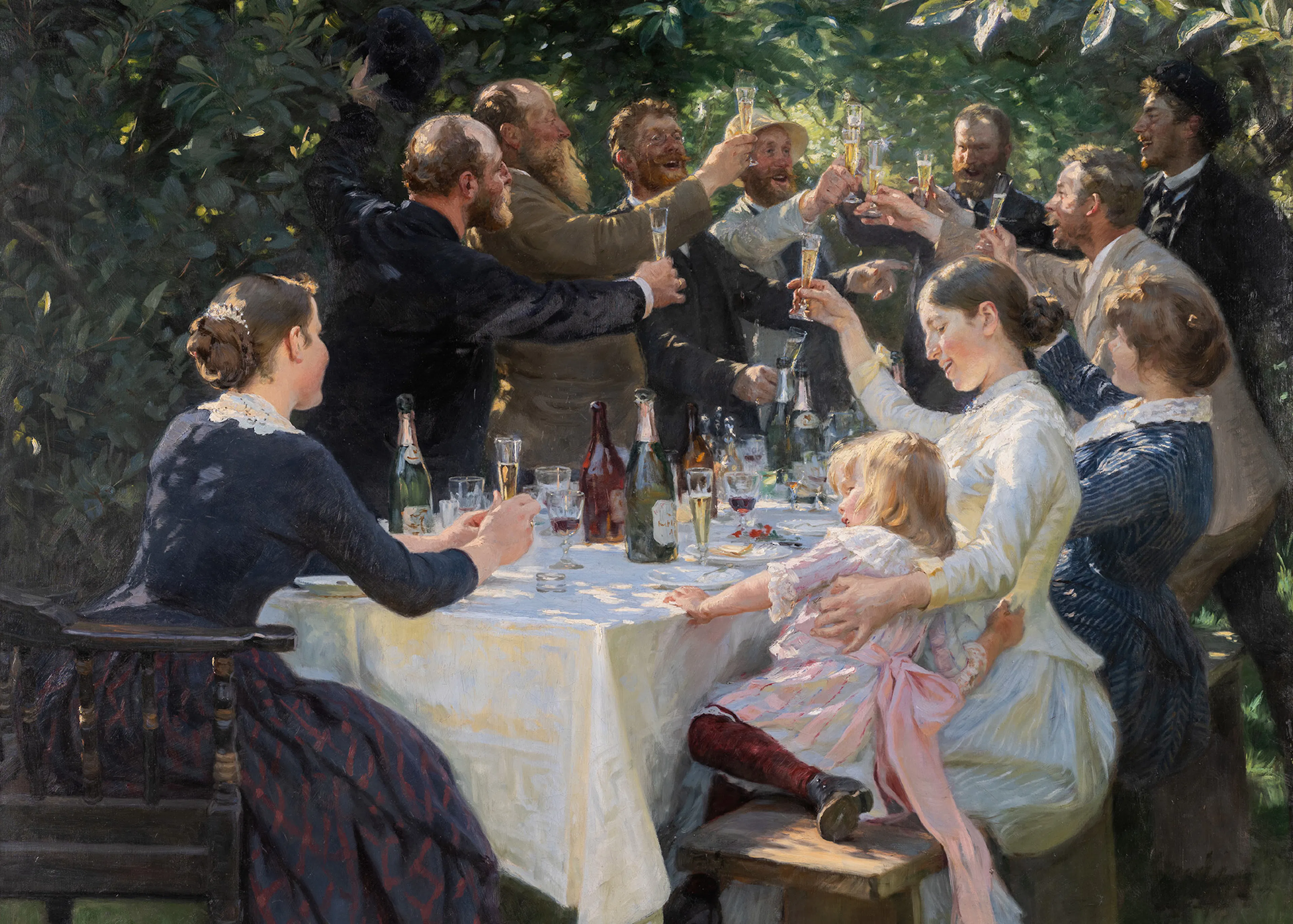 Peder Severin Krøyer - Hip, Hip, Hurrah! Poster 0