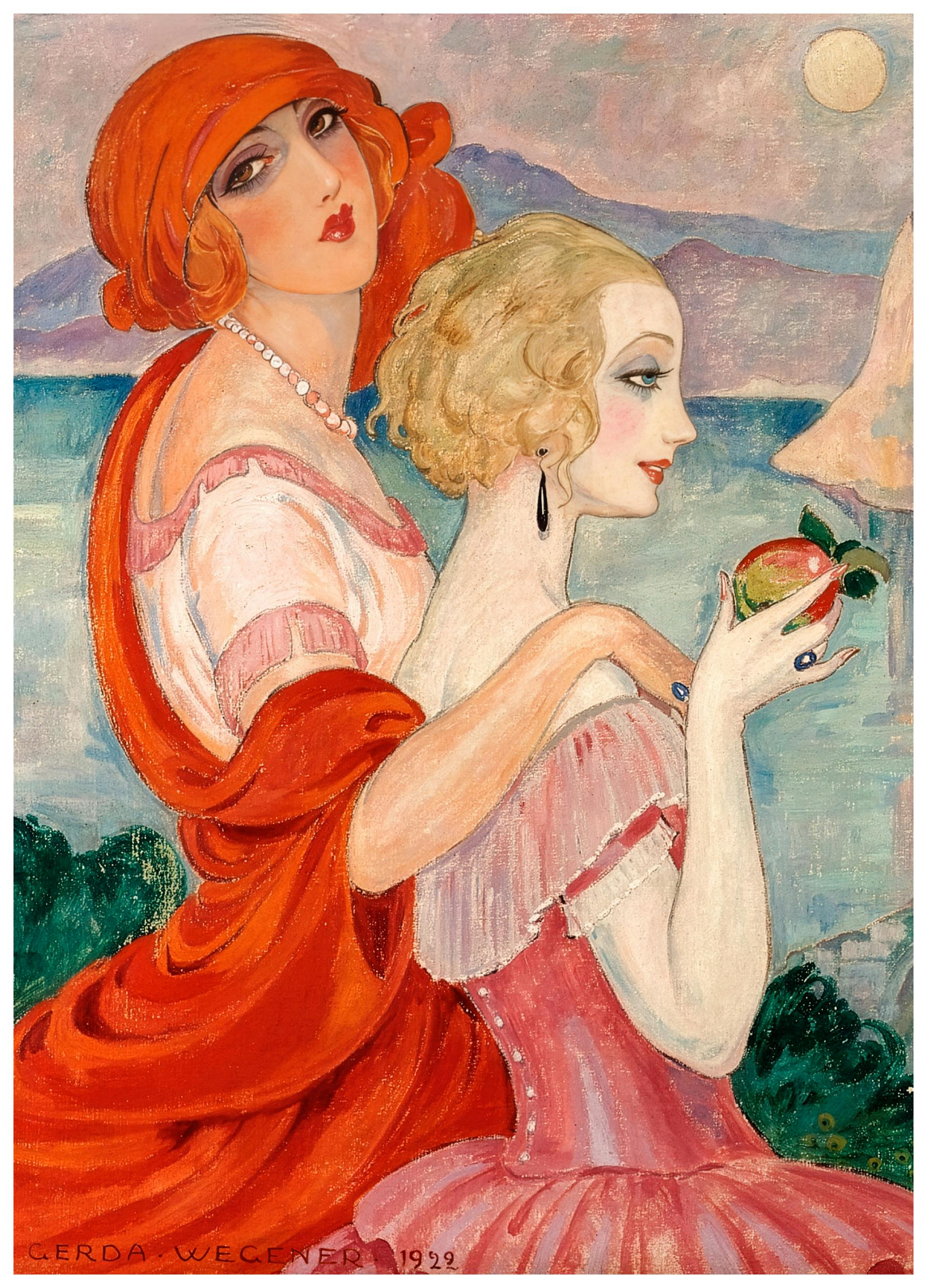 Gerda Wegener - On the Road to Anacapri Poster (50x70 cm) - Poster Store