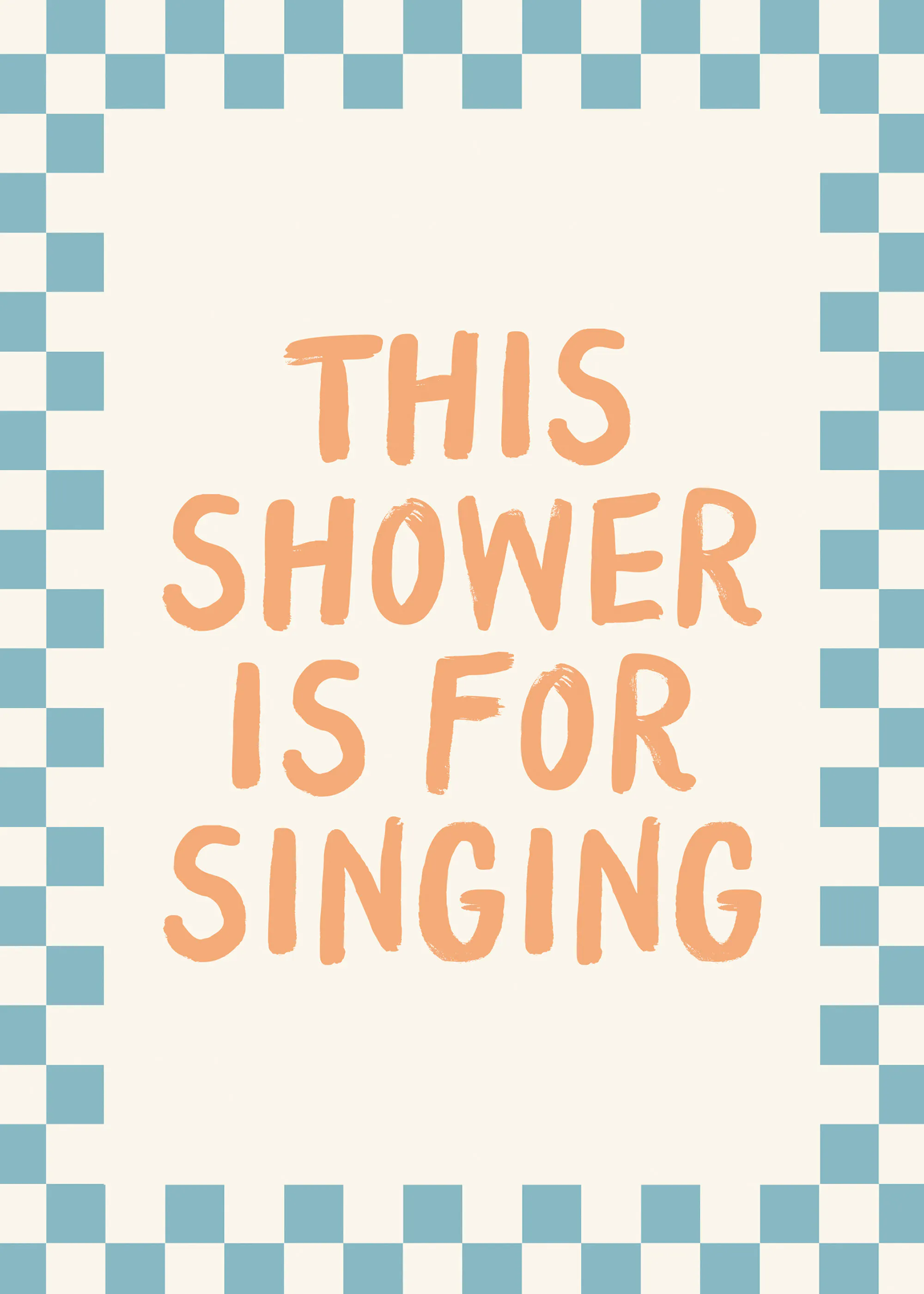 Chant sous la douche Poster 0