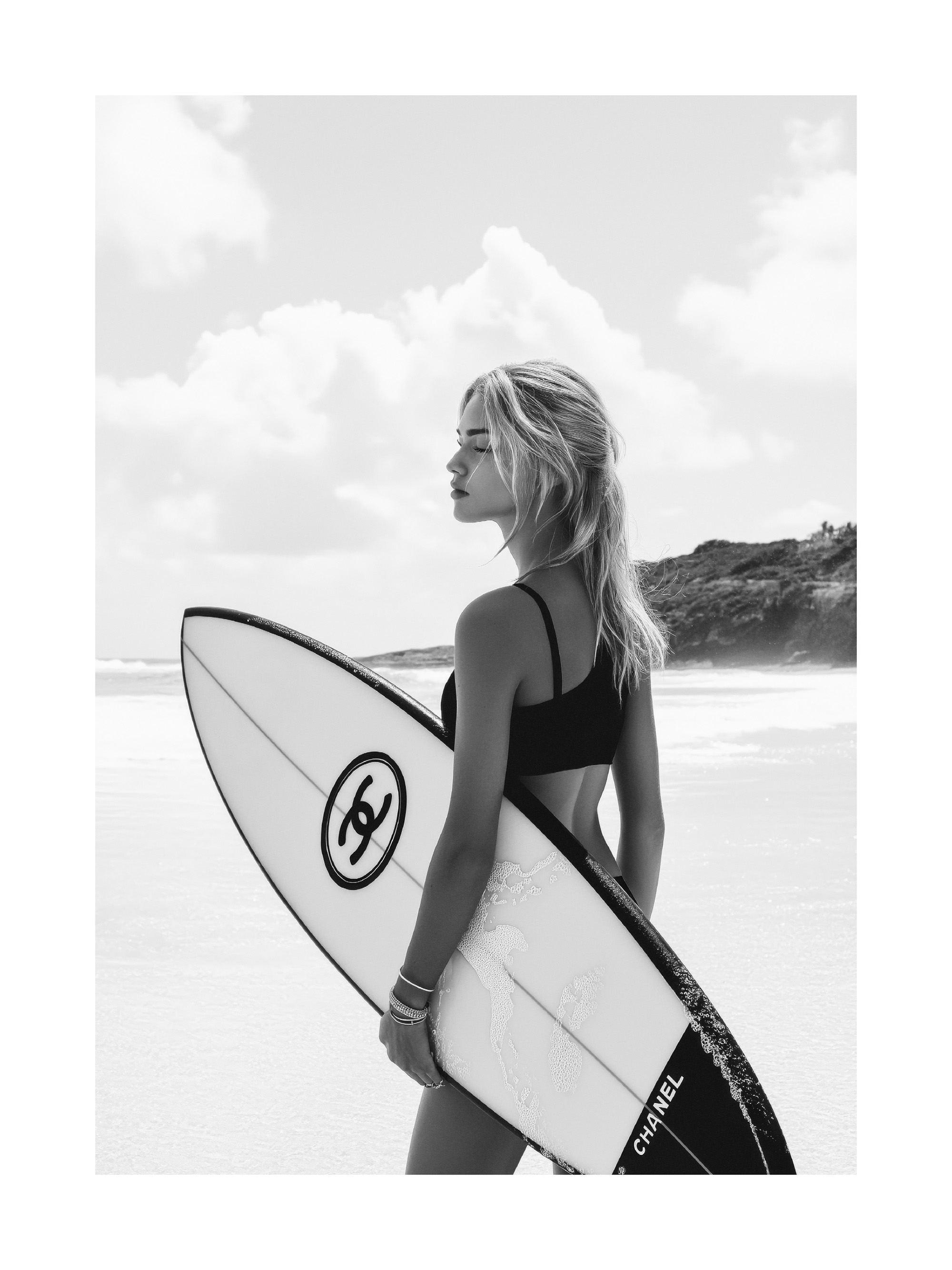Chanel Surfer Girl Fashion Beach Poster | Poster Store US