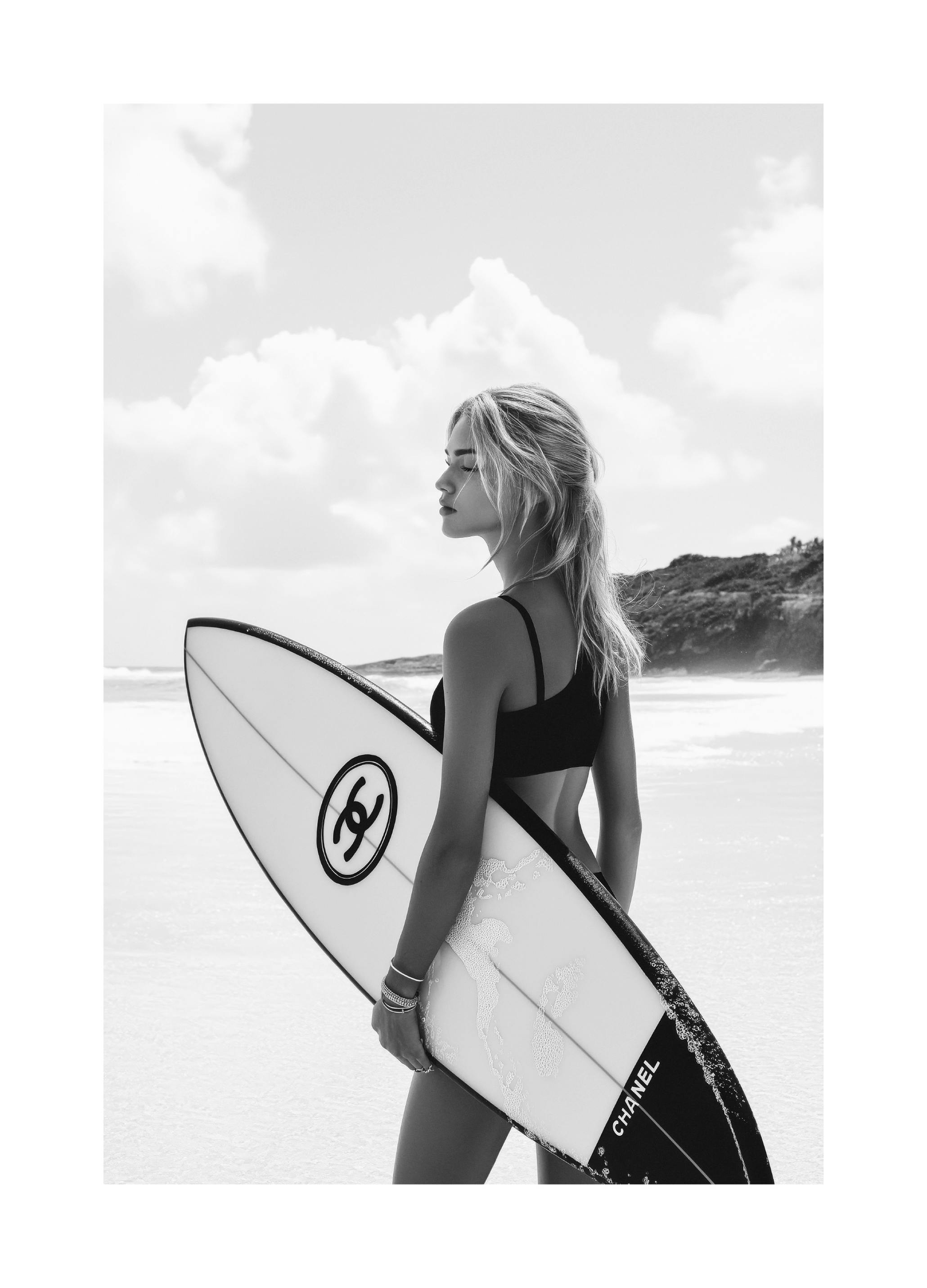 Chanel Surfer Girl Print (70x100 cm) - Poster Store