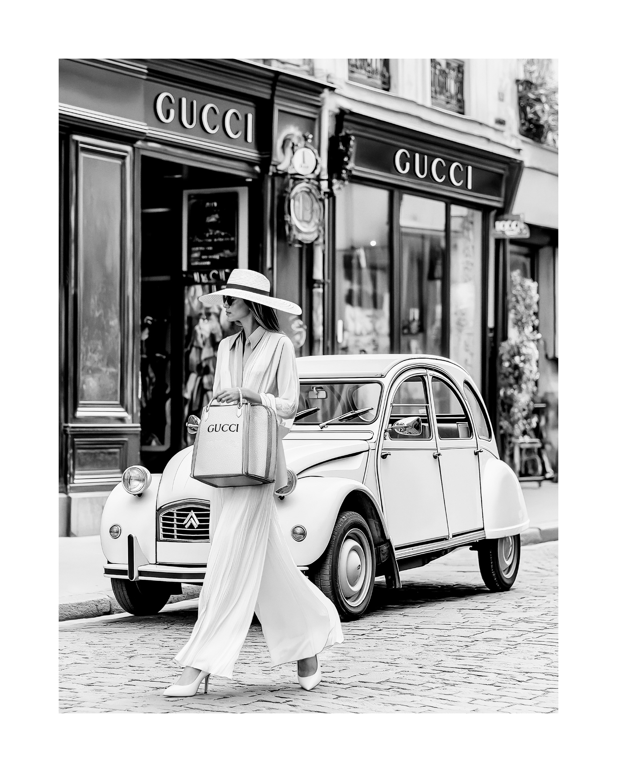 Gucci Fashion Black & White Poster | Poster Store AU