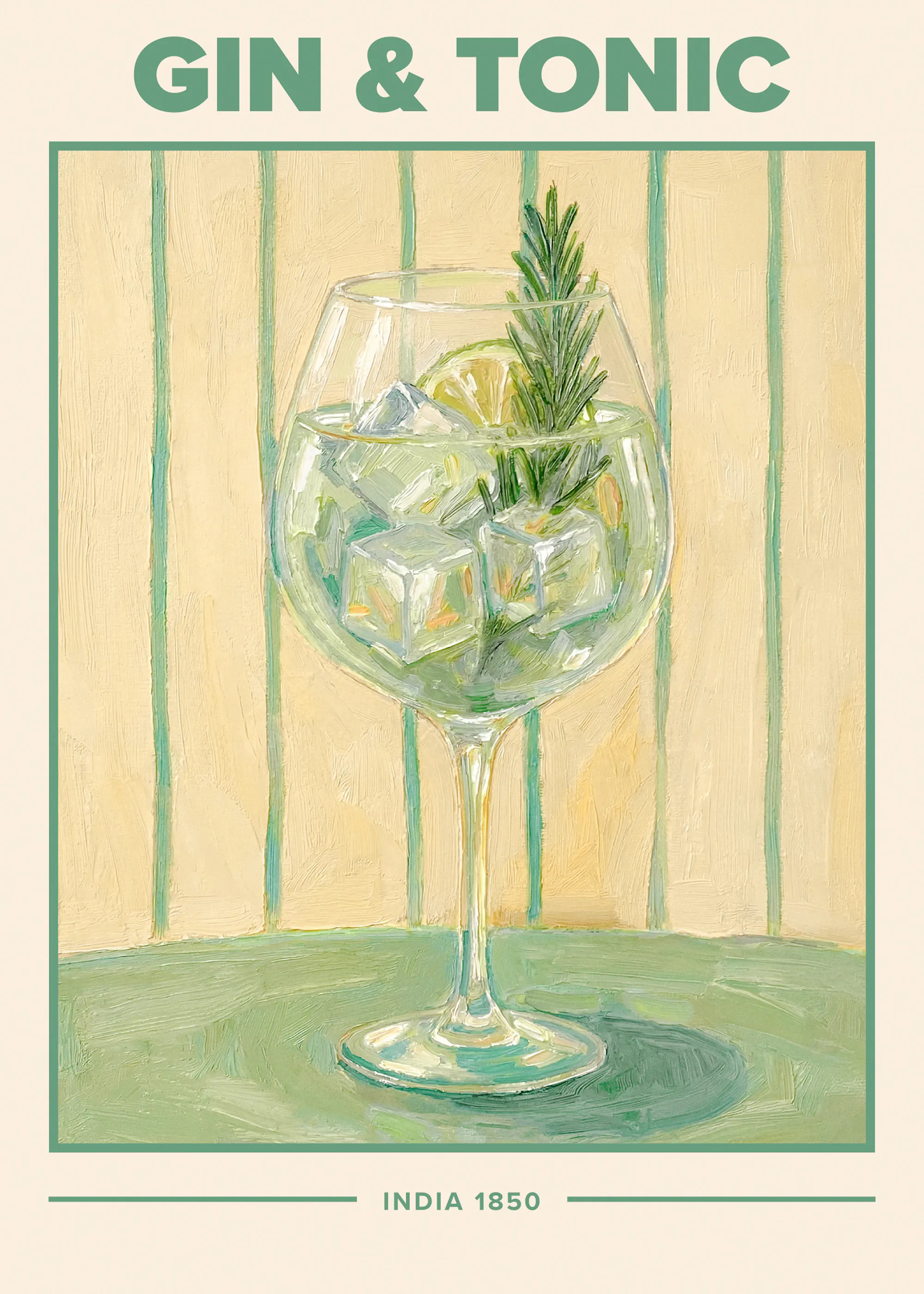Gin Tonic Cocktail Print 0