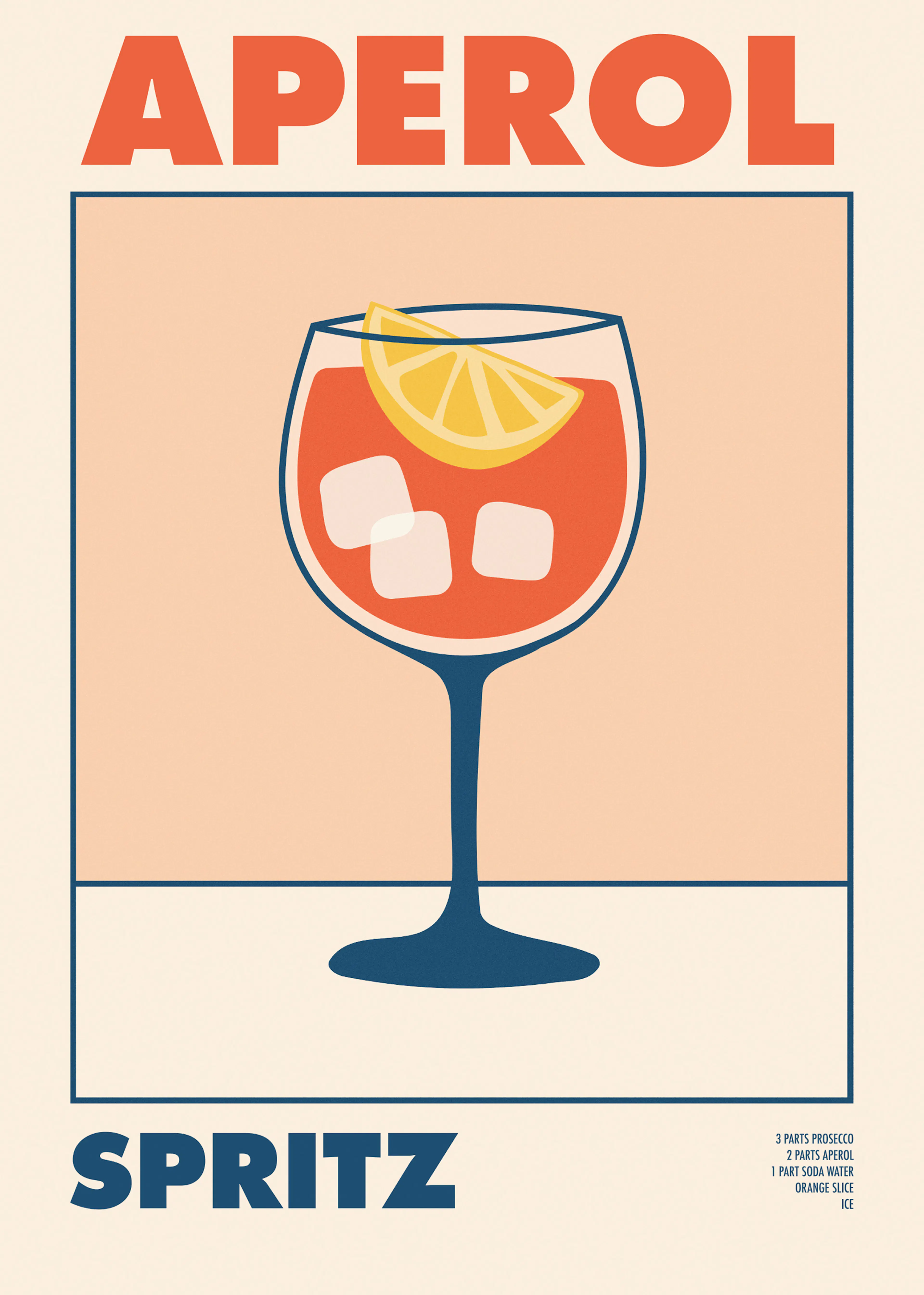 Italian Aperol Spritz Print 0