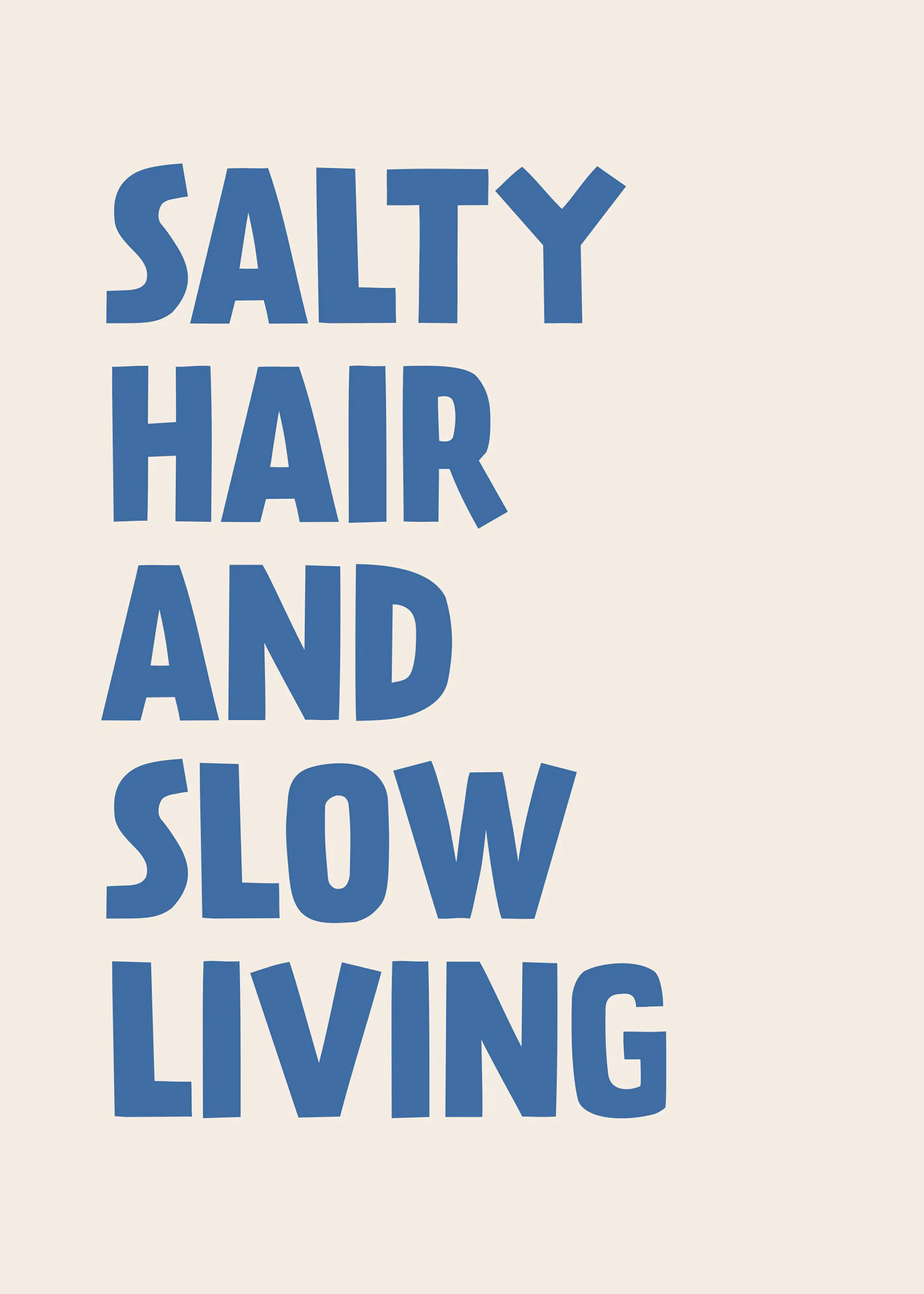 Slow Living Poster 0