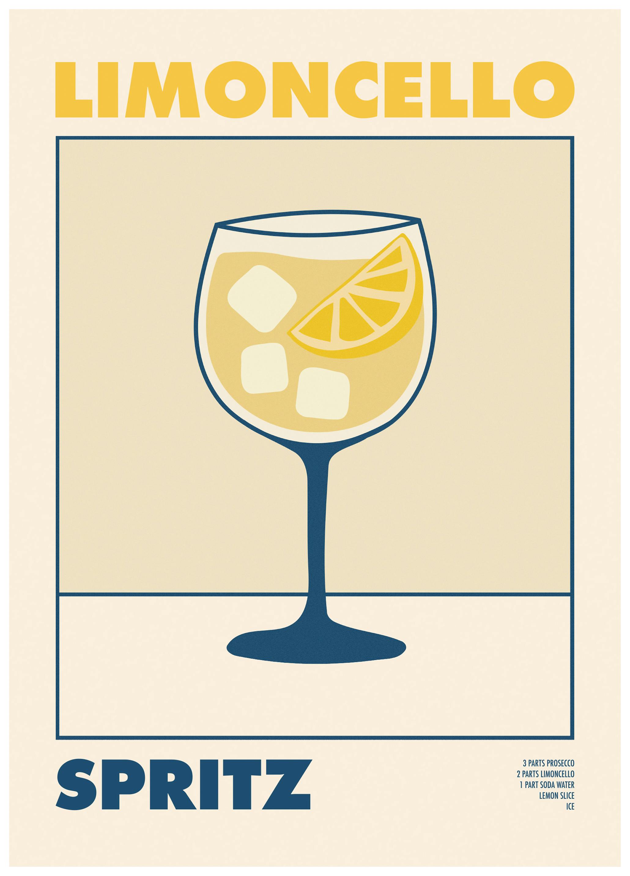 Limoncello Spritz Poster (70x100 cm) - Poster Store