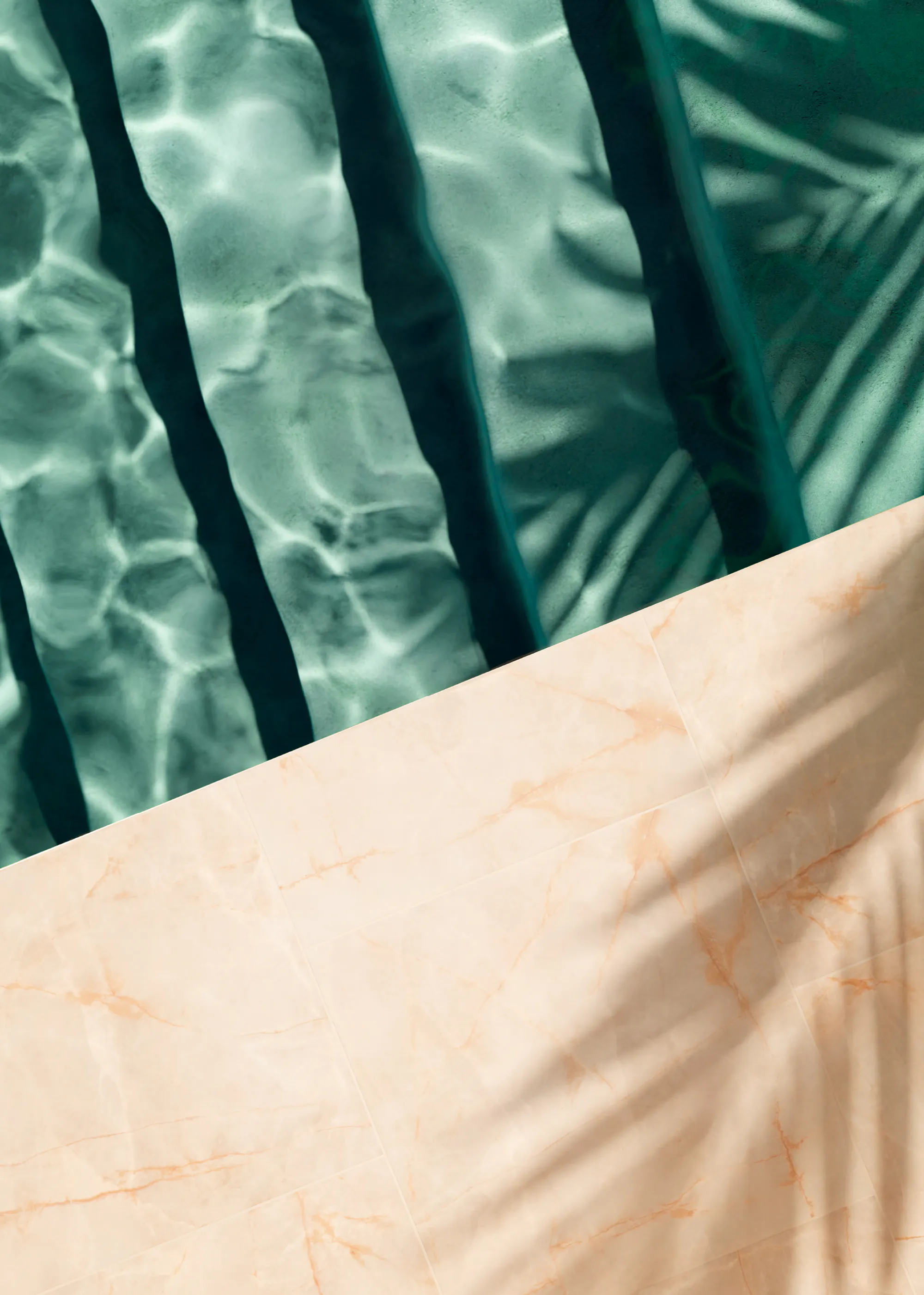 Poolside Palm Leaves Print 0