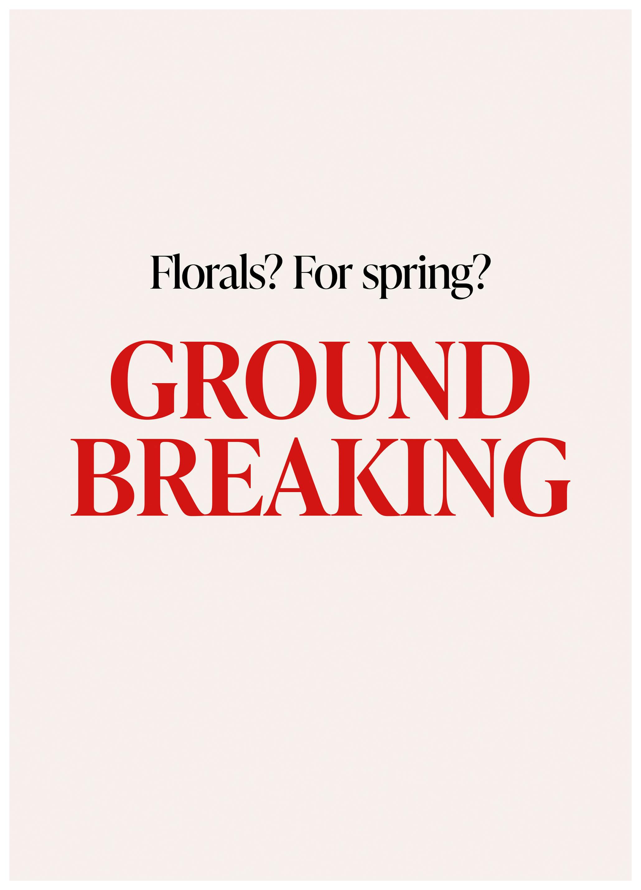 Groundbreaking Florals Poster (70x100 cm) - Poster Store
