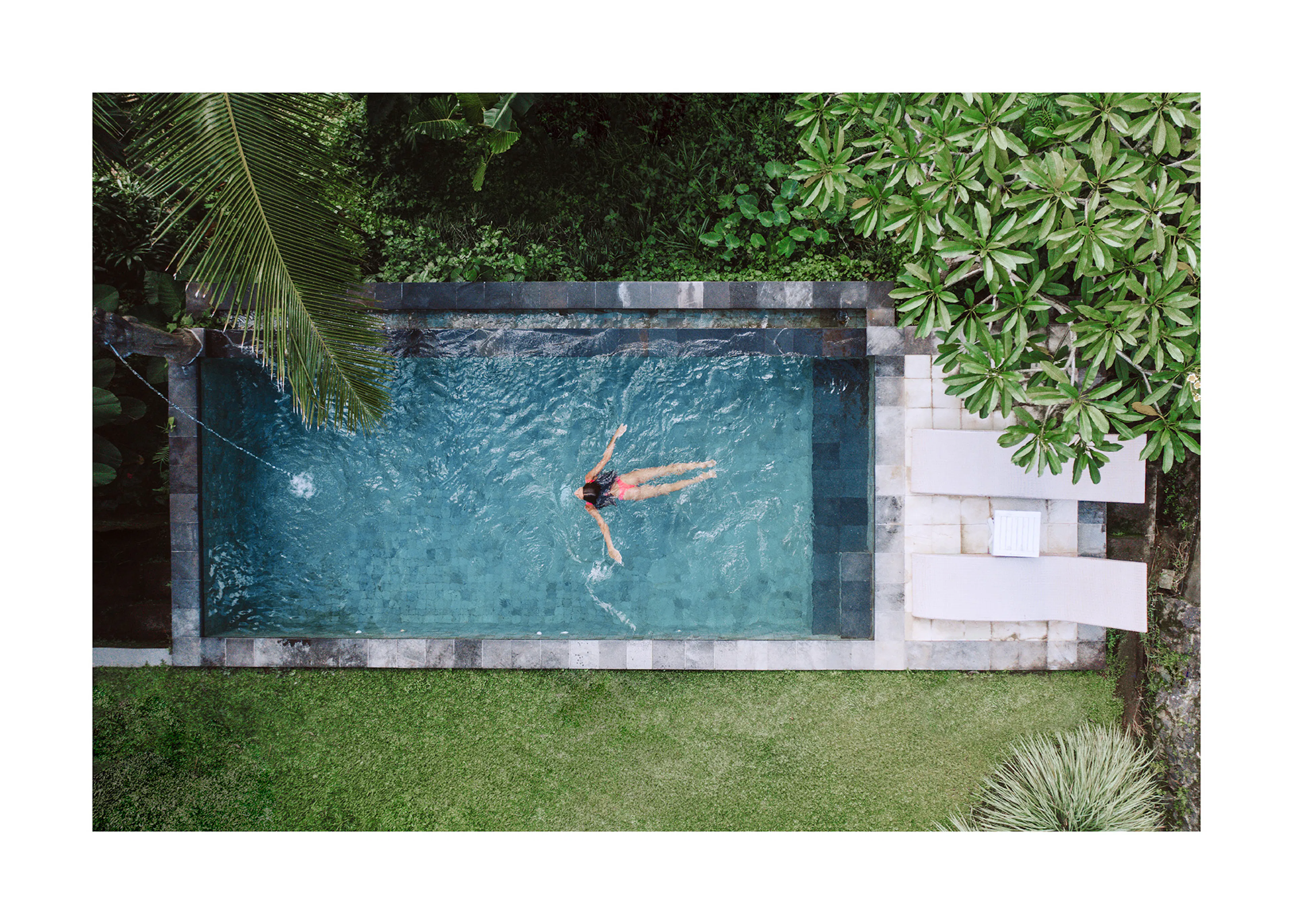 Tropical Pool Relaxation Poster 0
