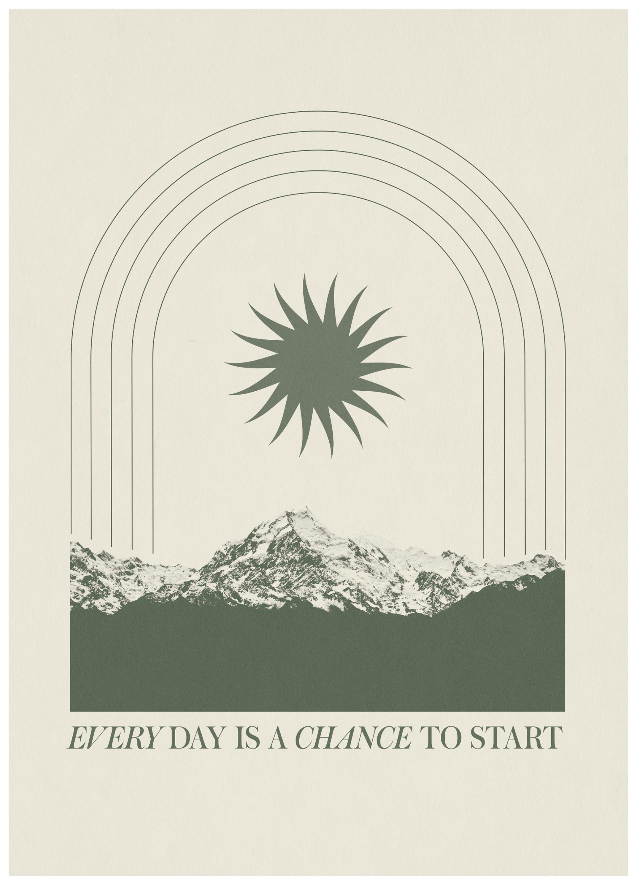 Kans om te Beginnen Poster (70x100 cm) - Poster Store