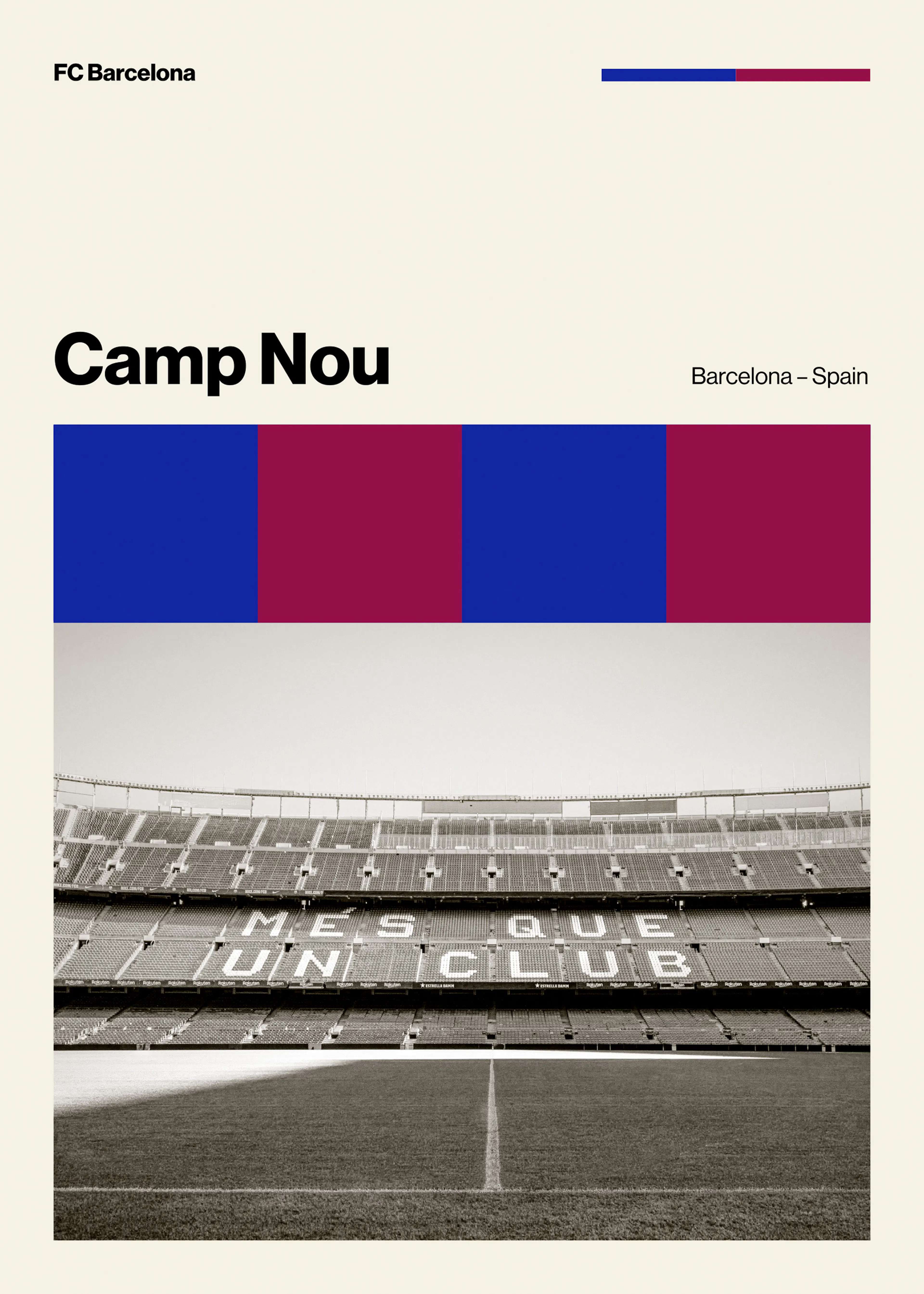 Camp Nou Stadium Poster 0