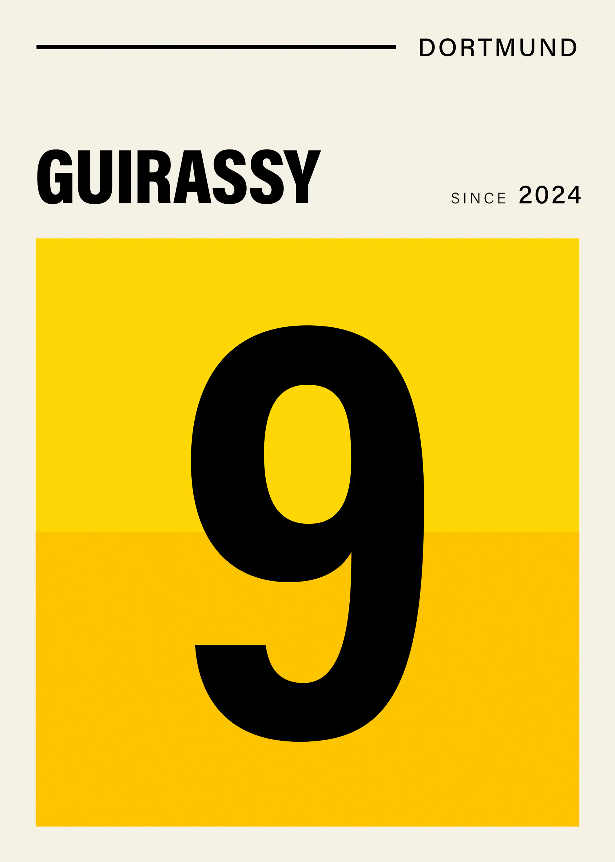 Guirassy Dortmund ポスター 0