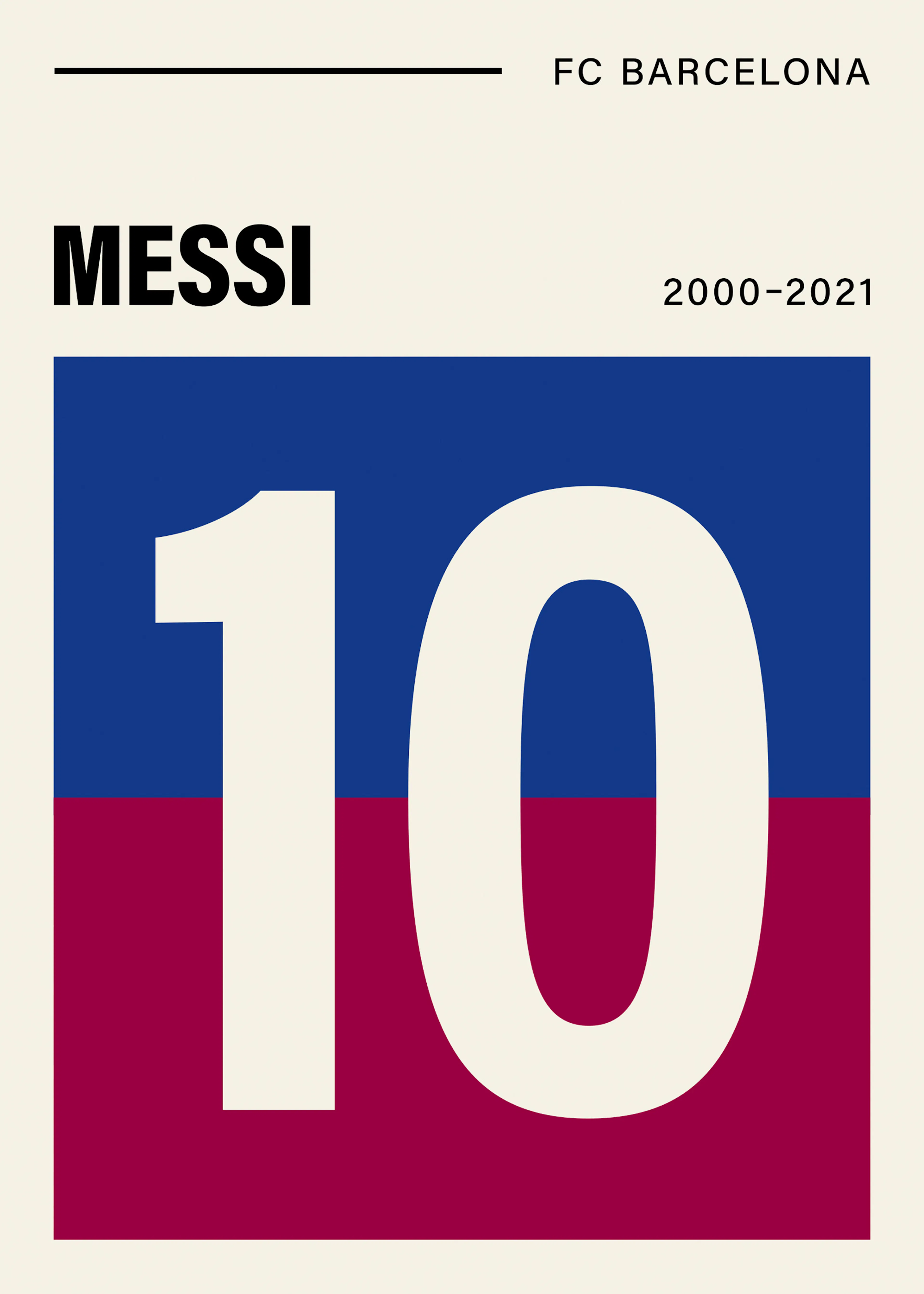 Messi Barcelona Póster 0