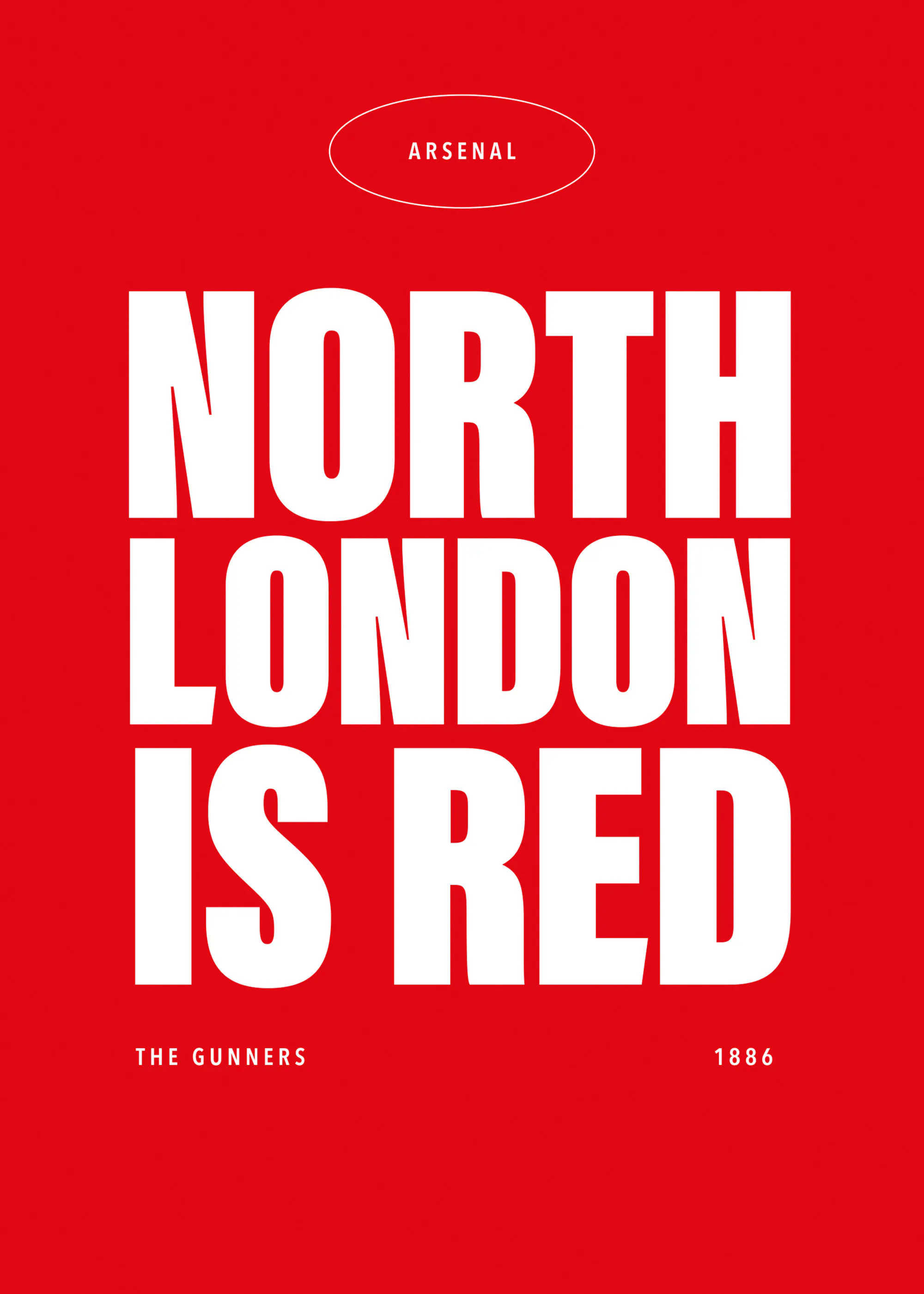 North London Is Red Poster 0