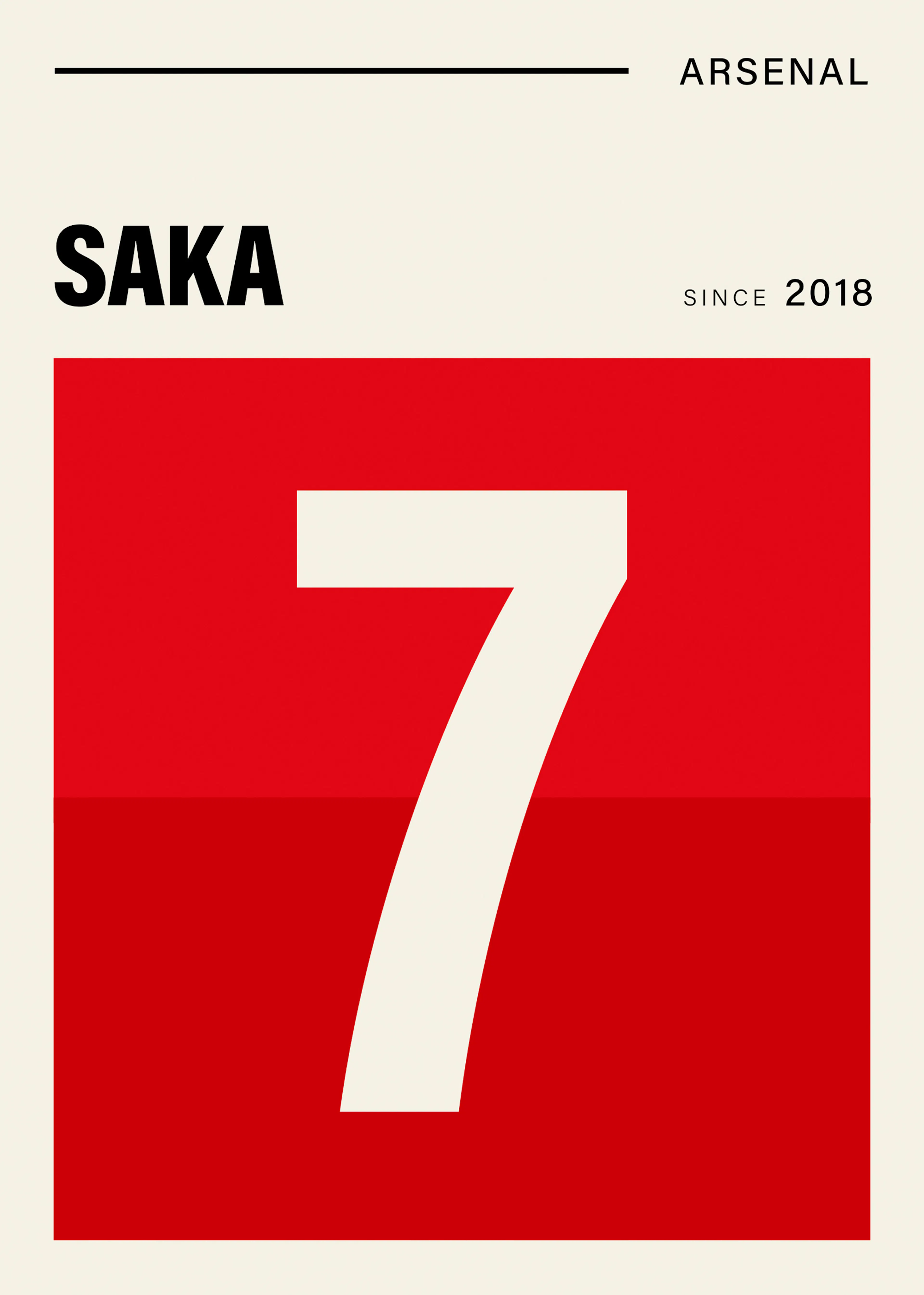 Saka Arsenal Póster 0