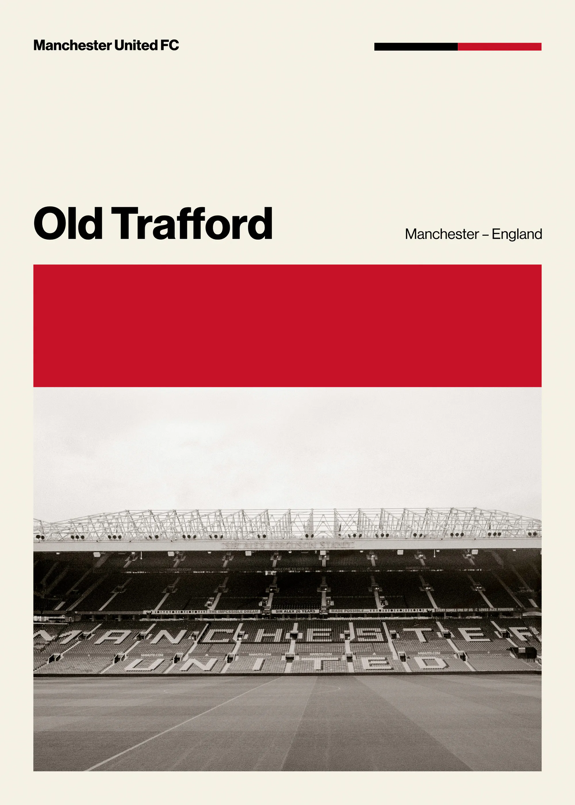 Old Trafford Stadium Poster 0