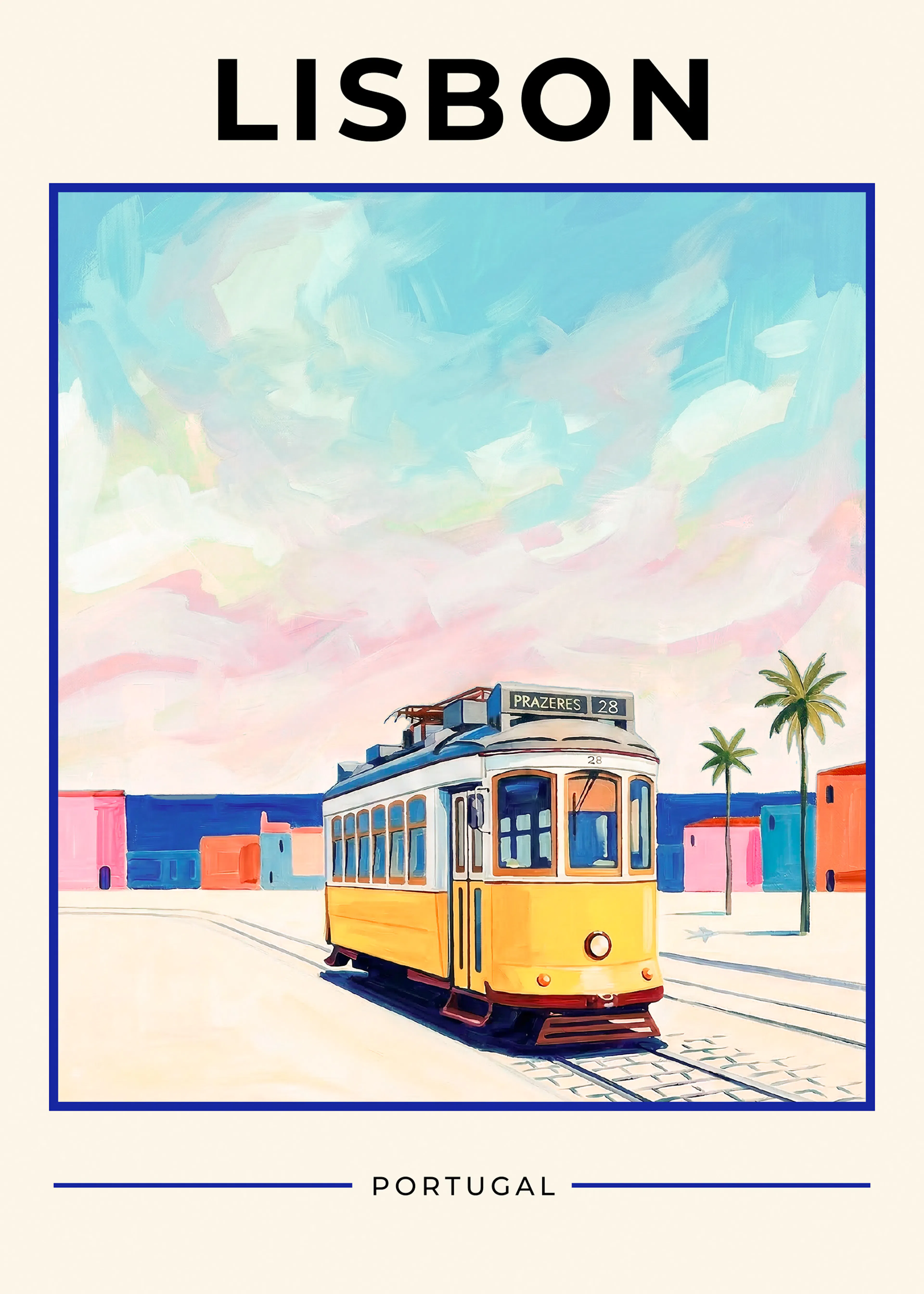 Lisbon Tram Poster 0