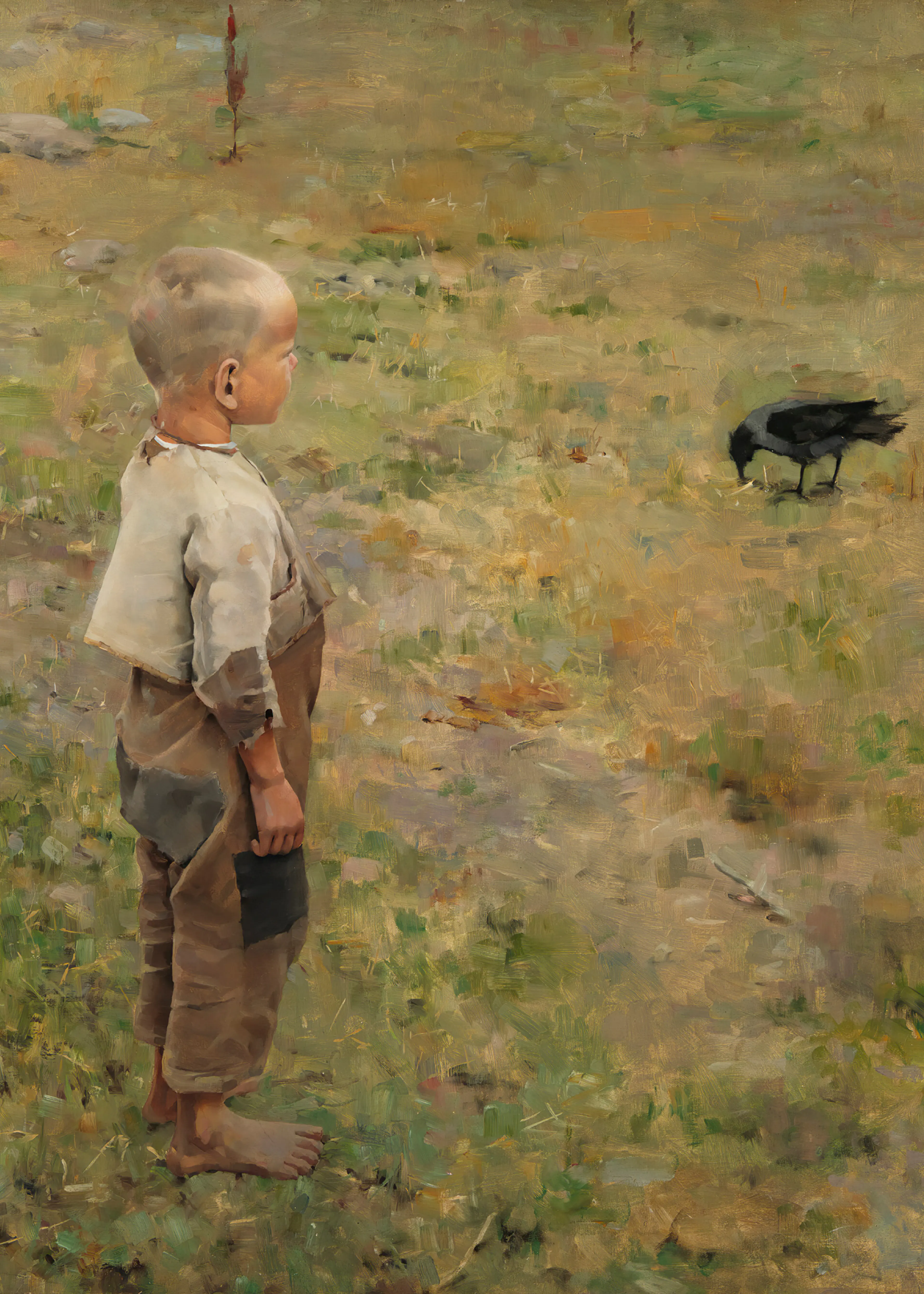 Akseli Gallen-Kallela - Boy with a Crow Poster 0