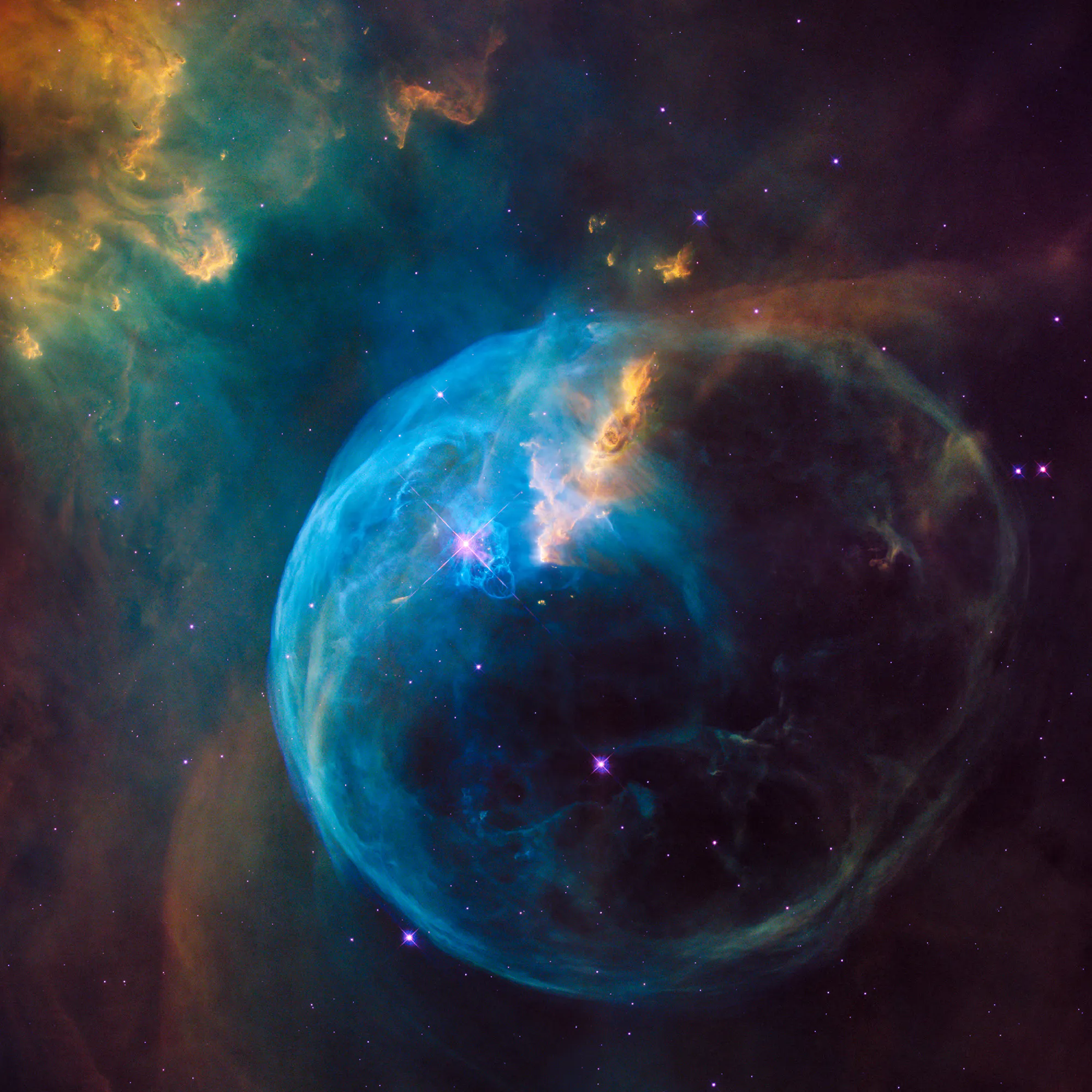 Weltraumsnebel Poster 0