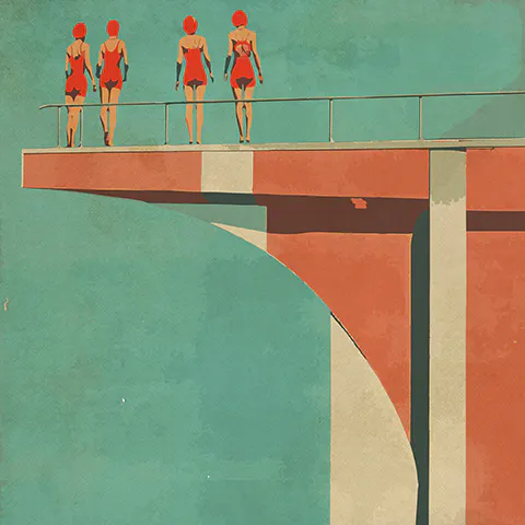 Layla Oz - Rationalist Diving Board Póster 0