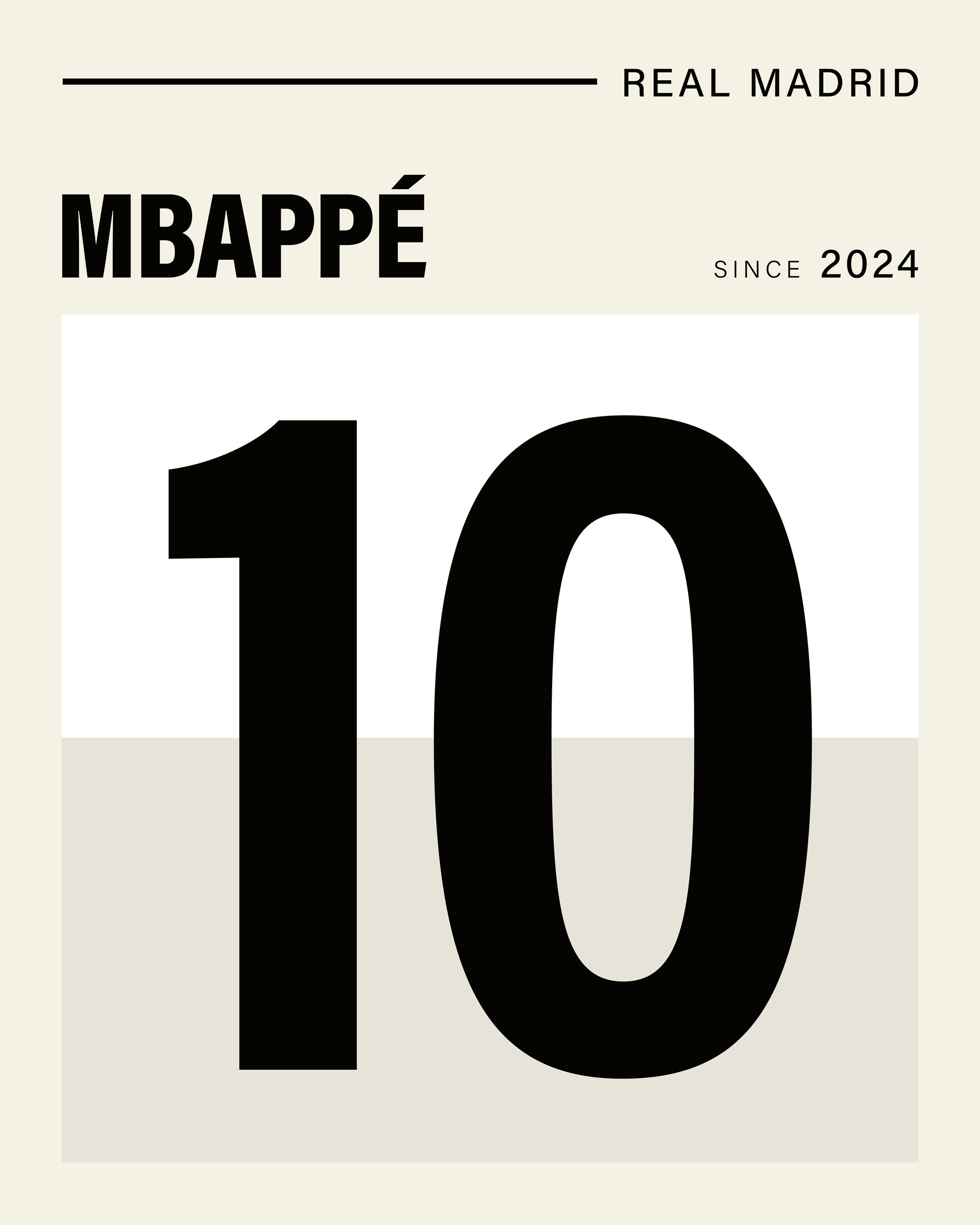 レアル・マドリード MBAPPÉ 10番 ムバッペ 背番号10番 レアル・マドリード 2024年 公式風サッカー