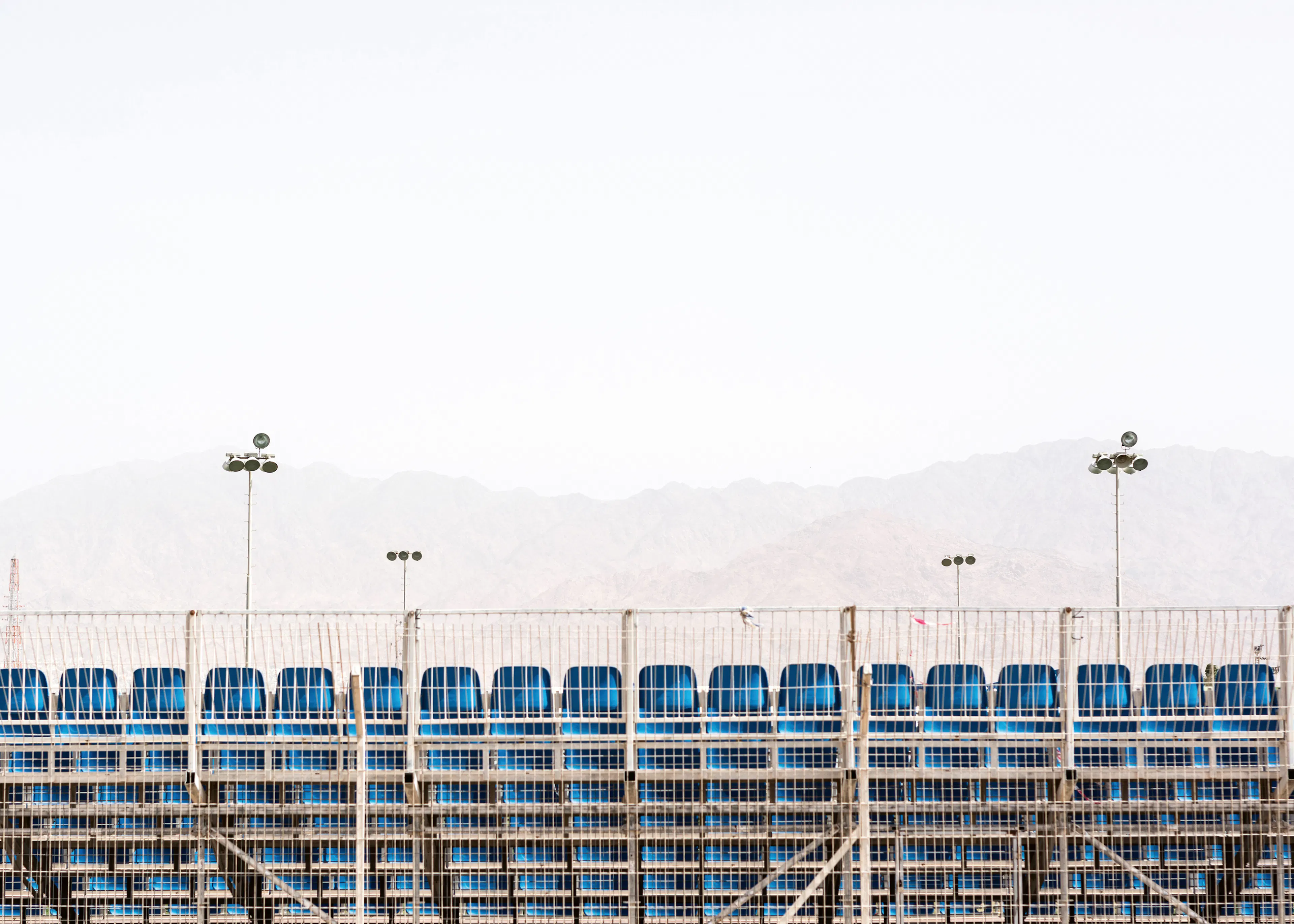Tal Paz Fridman - Empty Blue Stadium Poster 0